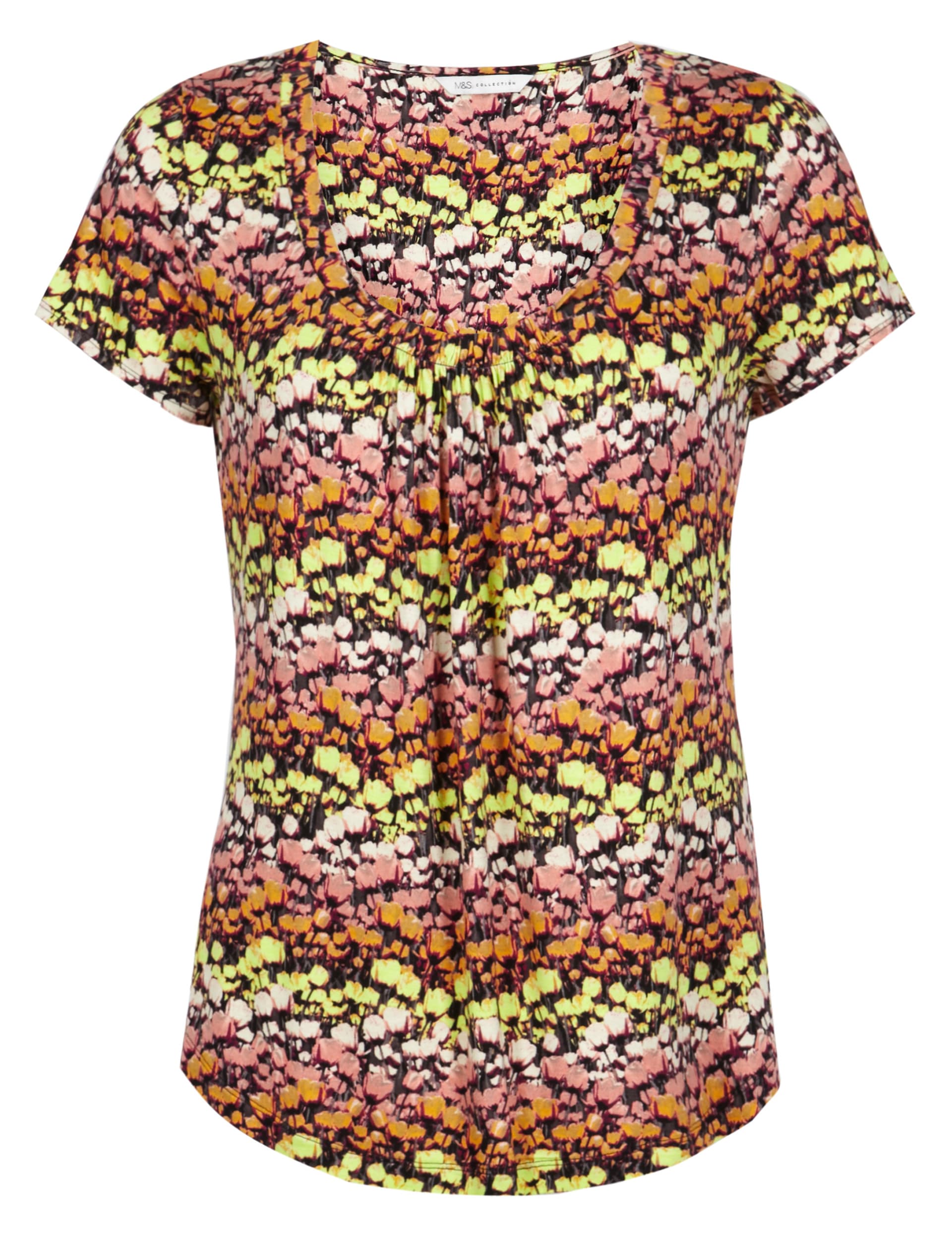Tulip Print Loose Fit Top Image 2 of 5