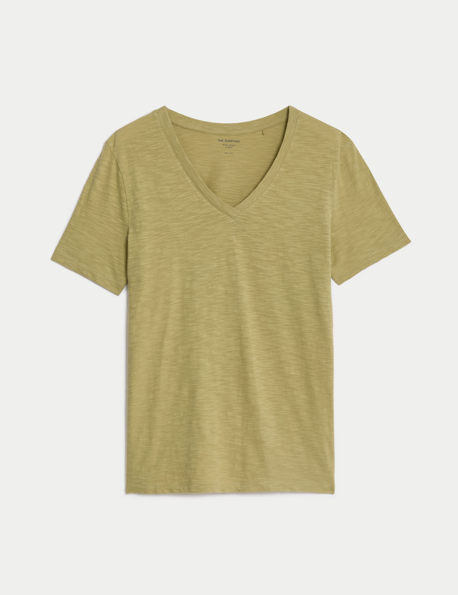 Pure Cotton V-Neck Everyday Fit T-Shirt