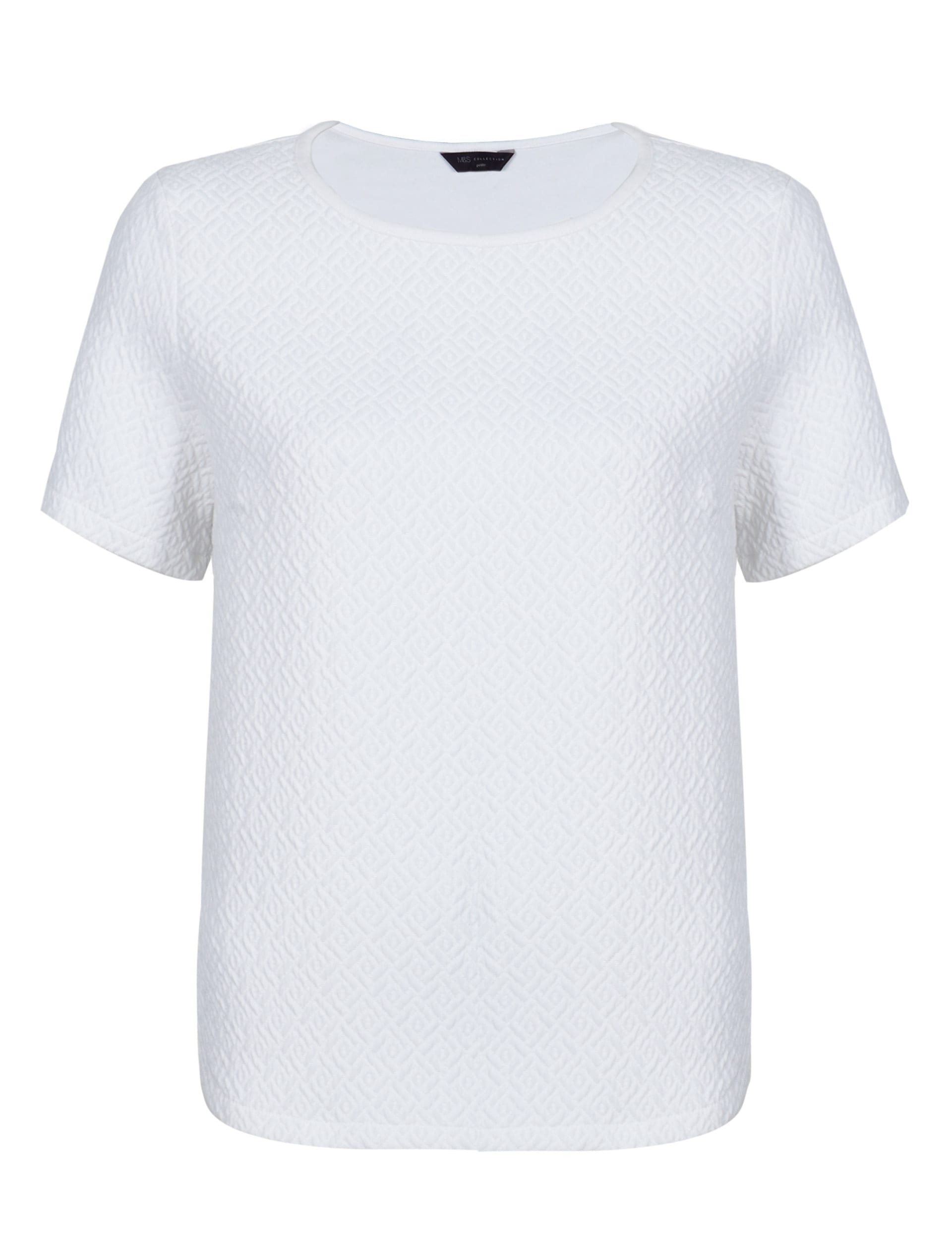 PETITE Textured Shell Top Image 2 of 6