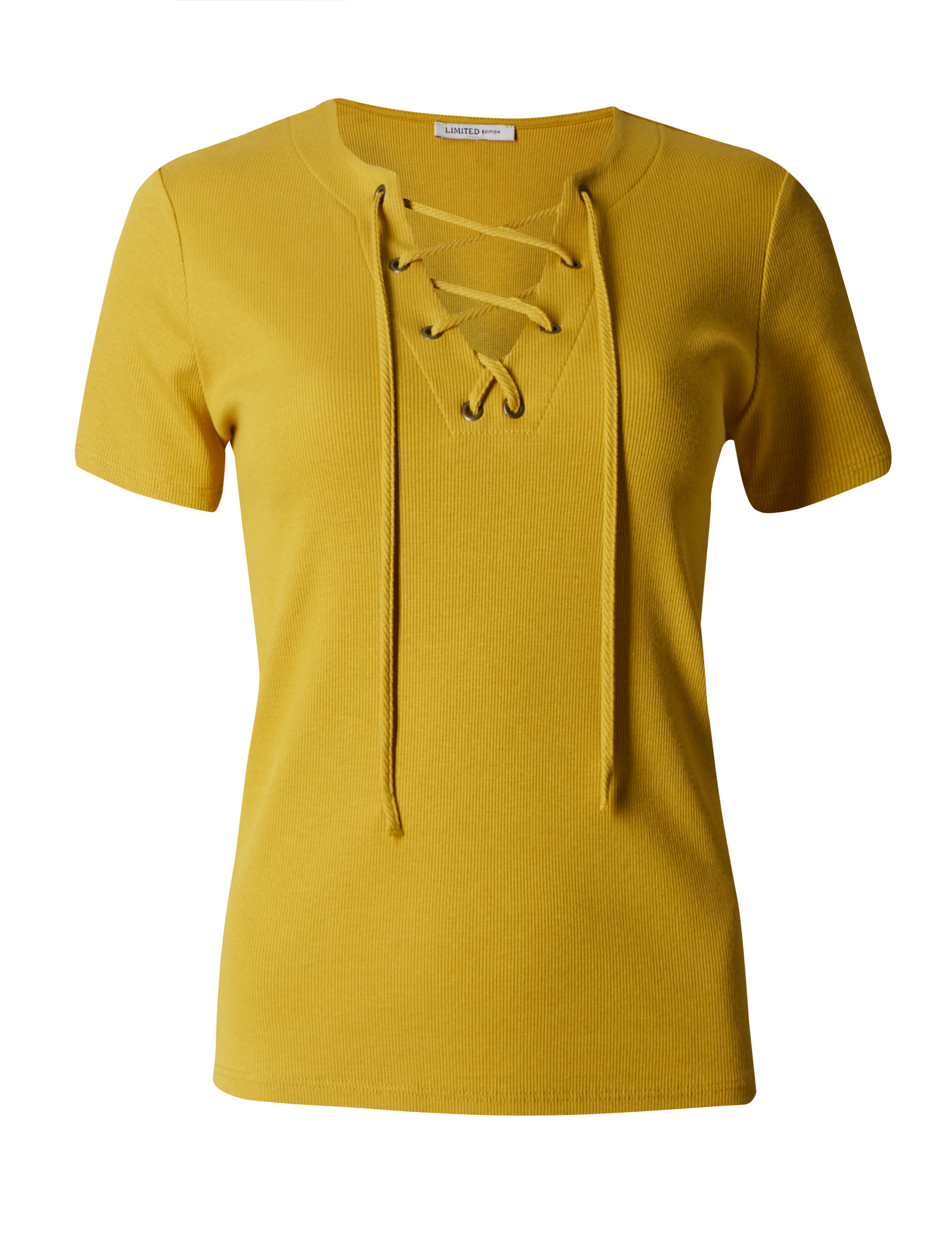 Cotton Rich Tie Front T-Shirt Image 2 of 4