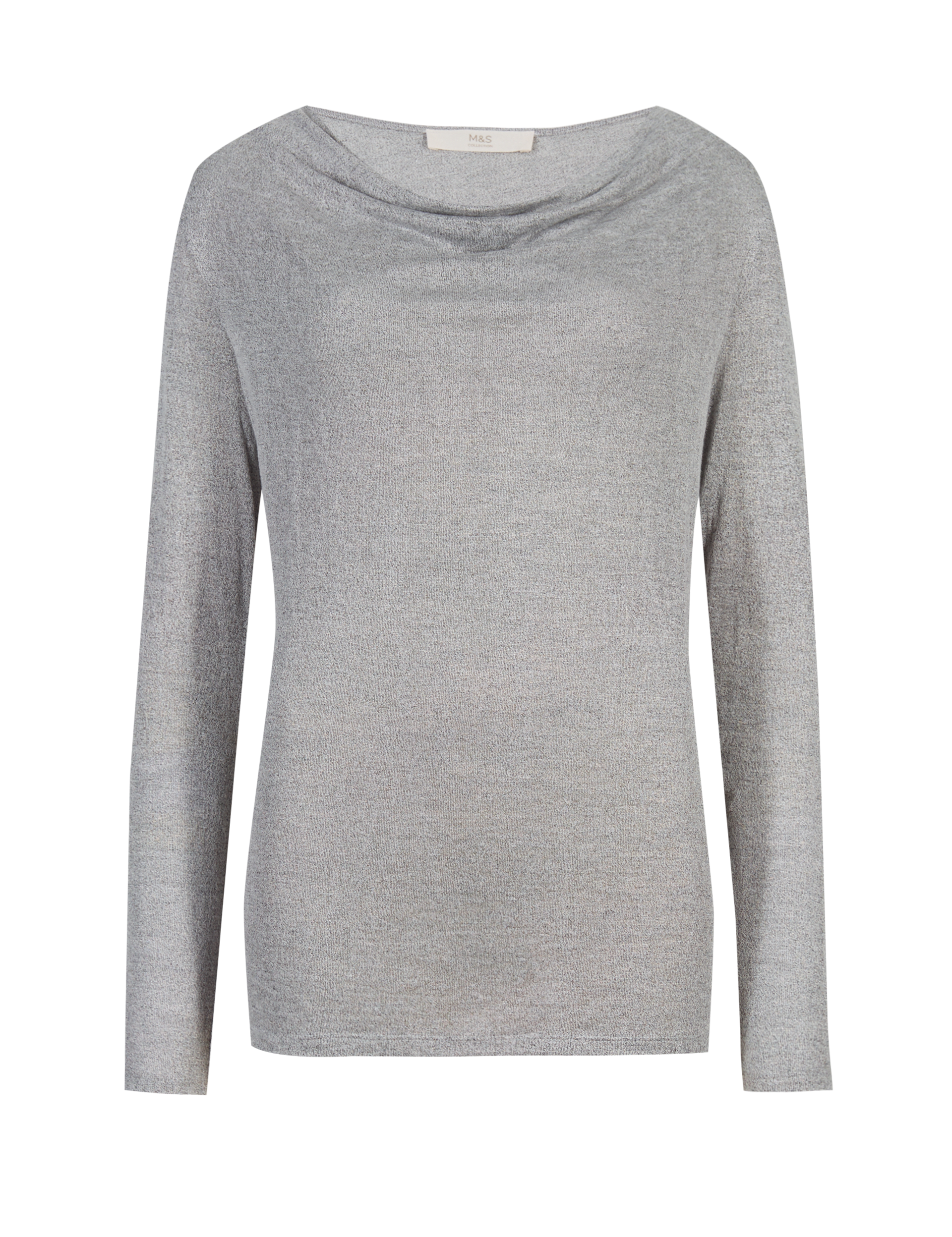 Long Sleeve Cowl Neck Top Image 2 of 4