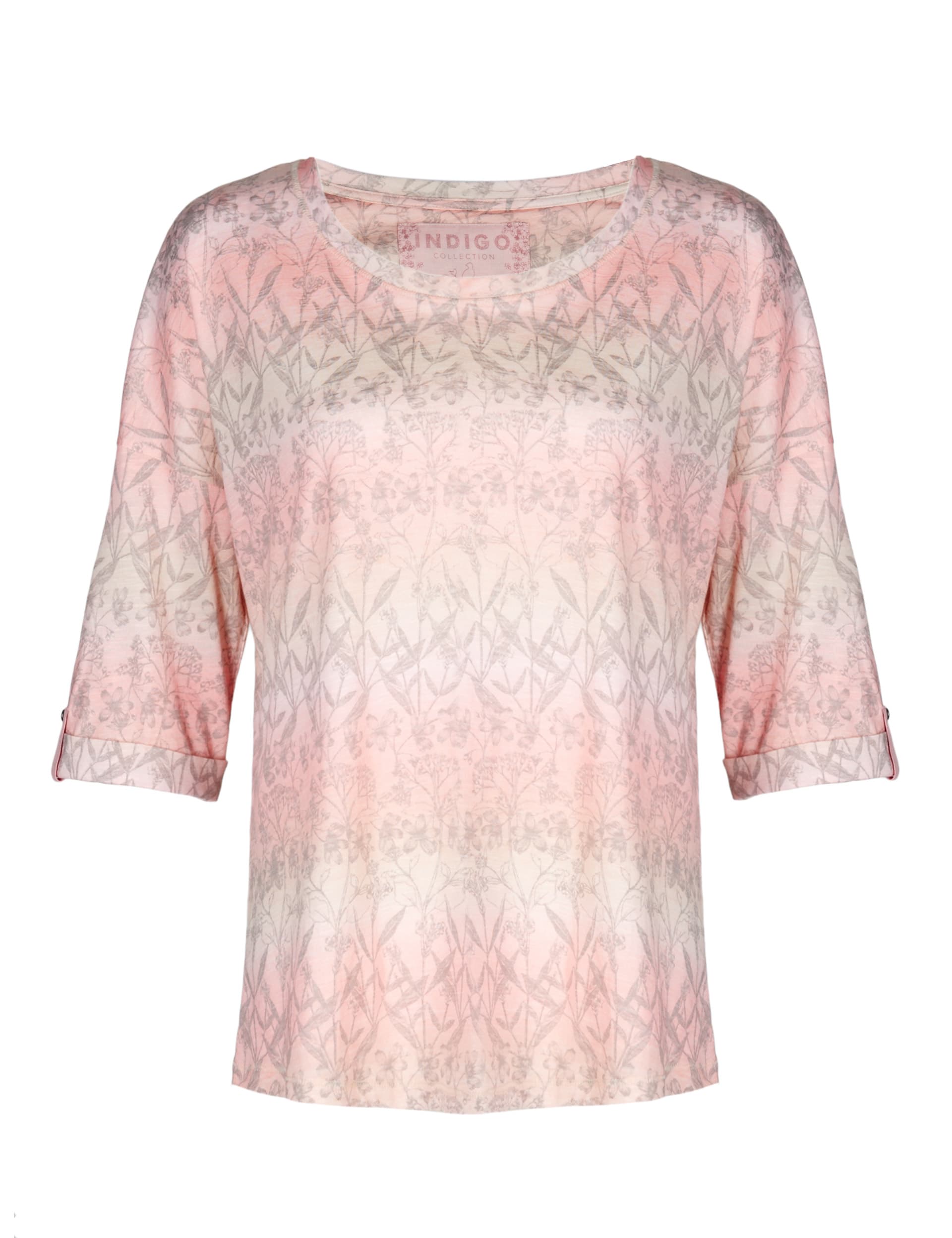 Harvest Print Ombre T-Shirt with Modal Image 2 of 5