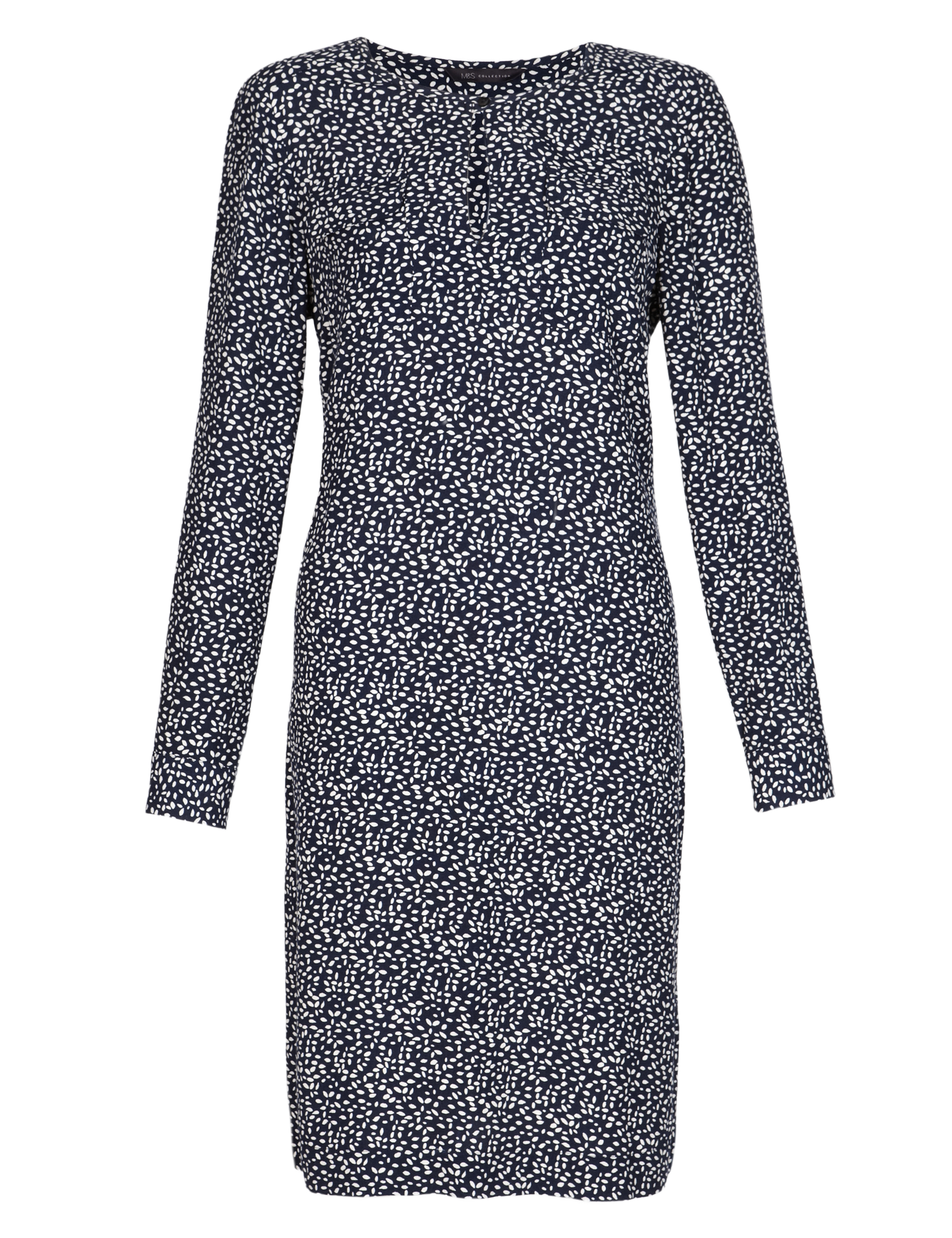 Seed Print Tunic Dress Image 2 of 5