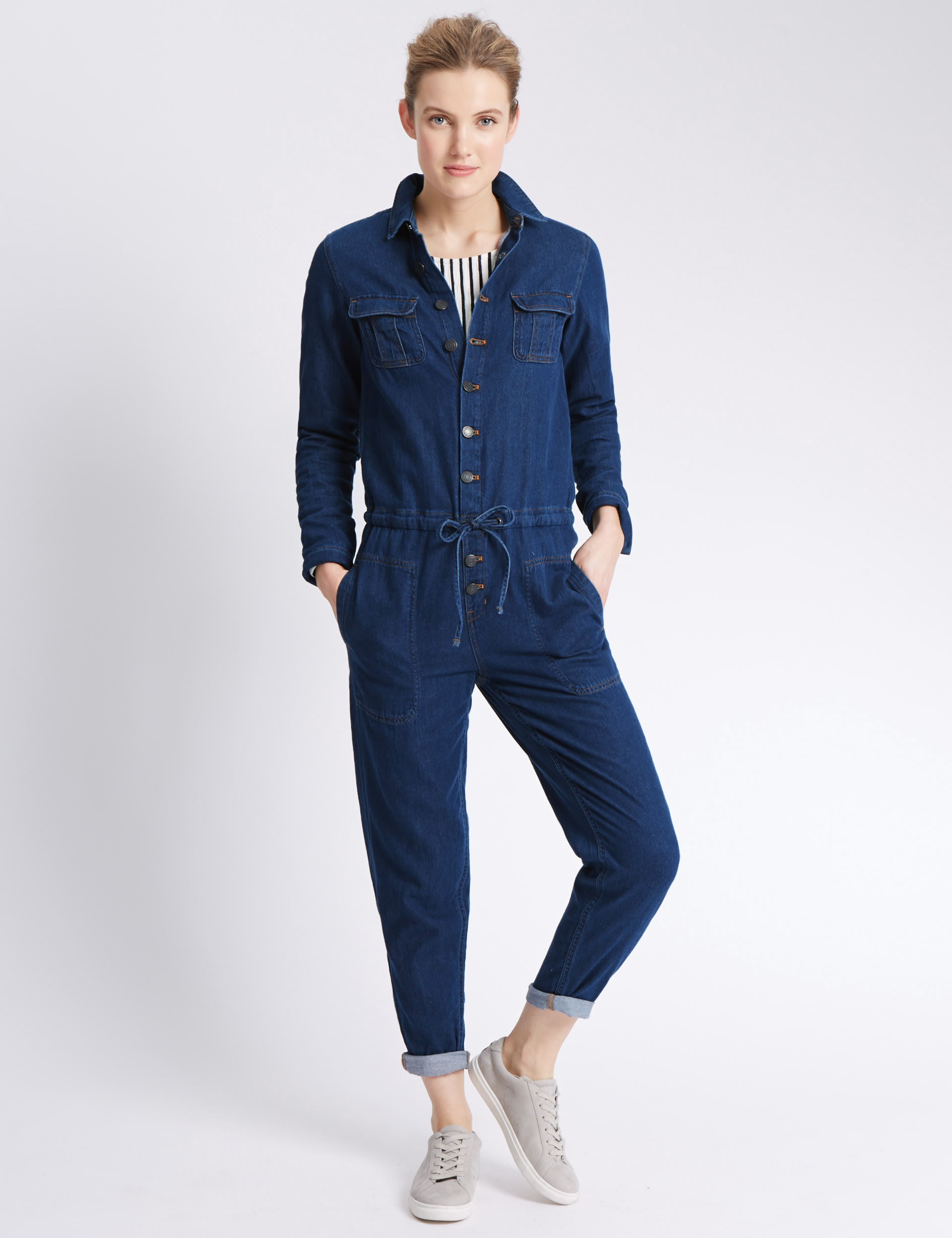 Denim Jumpsuit Image 2 of 5