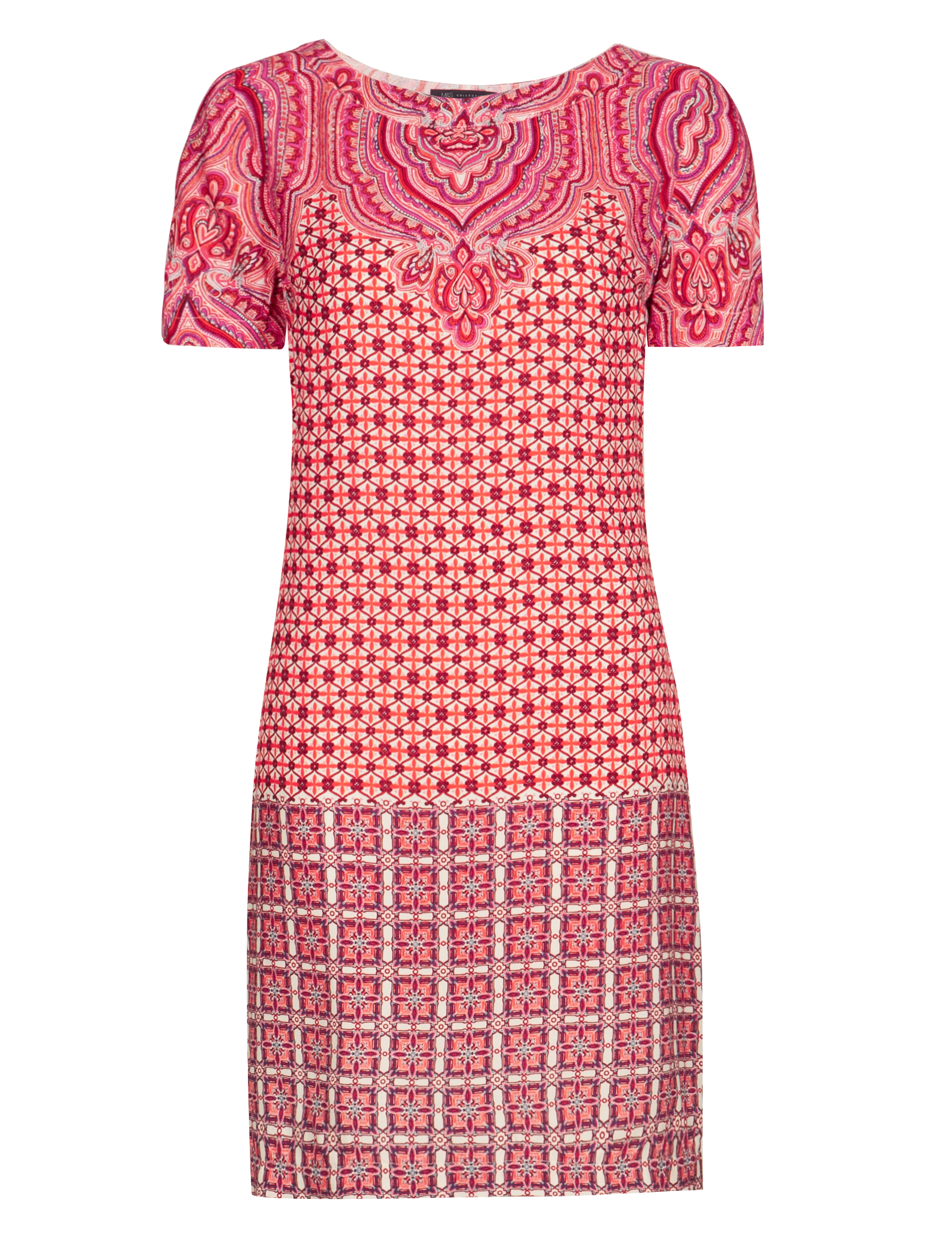 Mosaic Print Tunic Dress Image 2 of 6