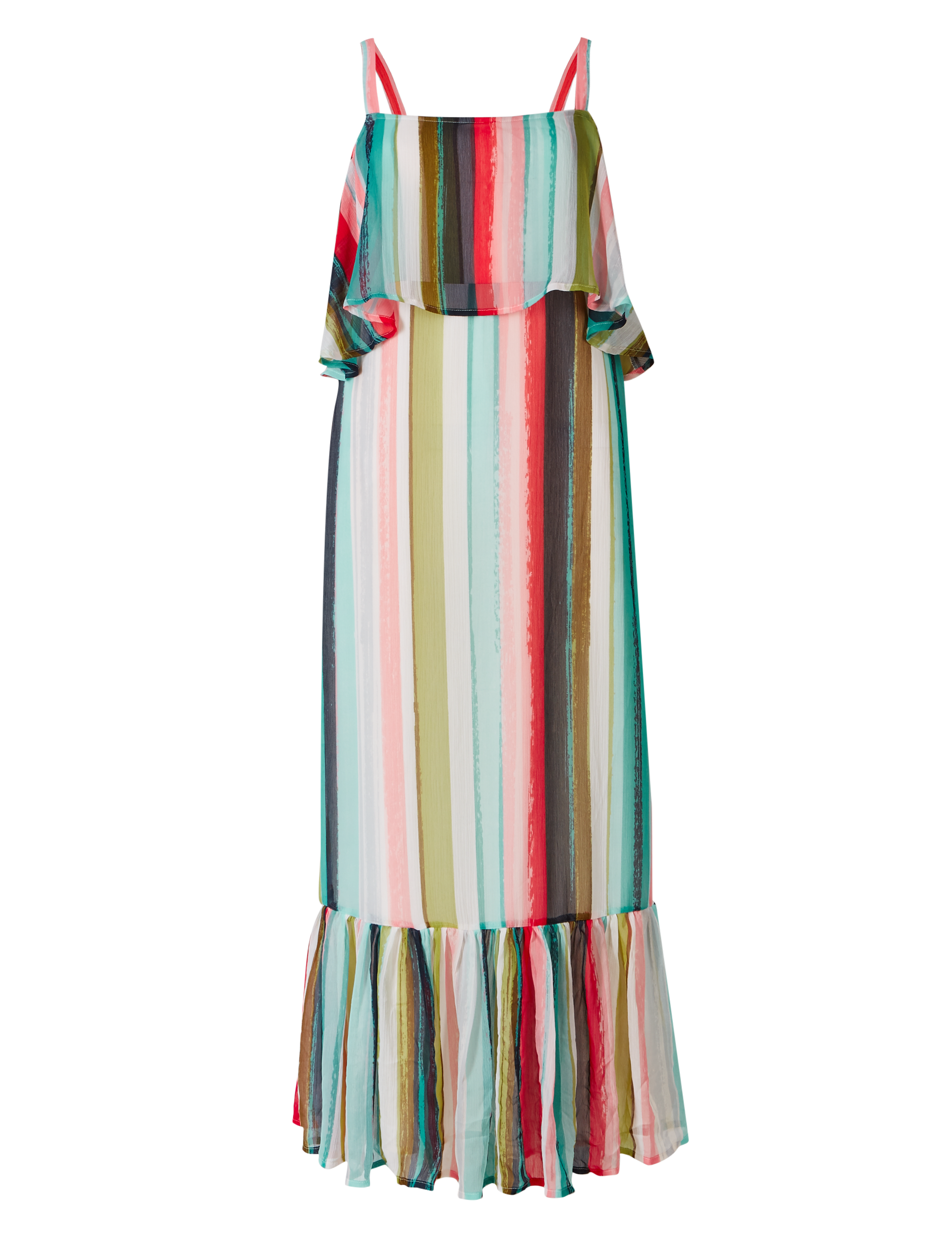 PETITE Striped Maxi Dress Image 2 of 6