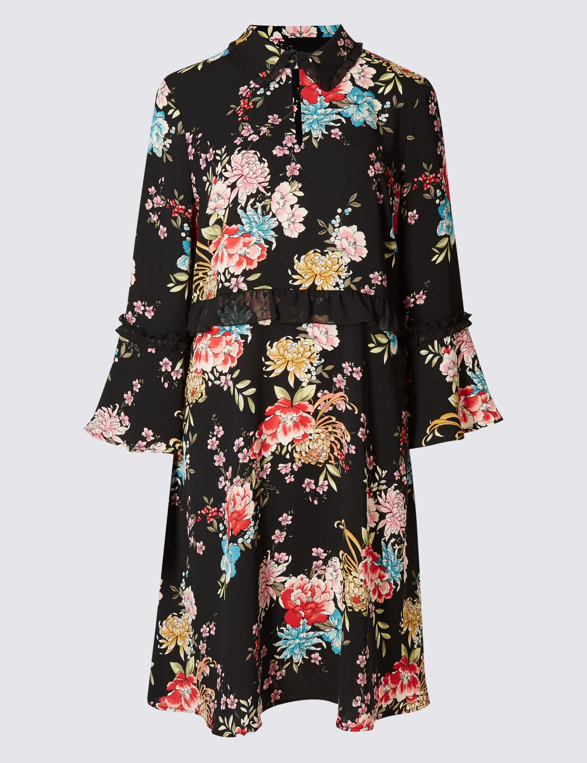 Long Sleeve Woven Dress Image 2 of 5
