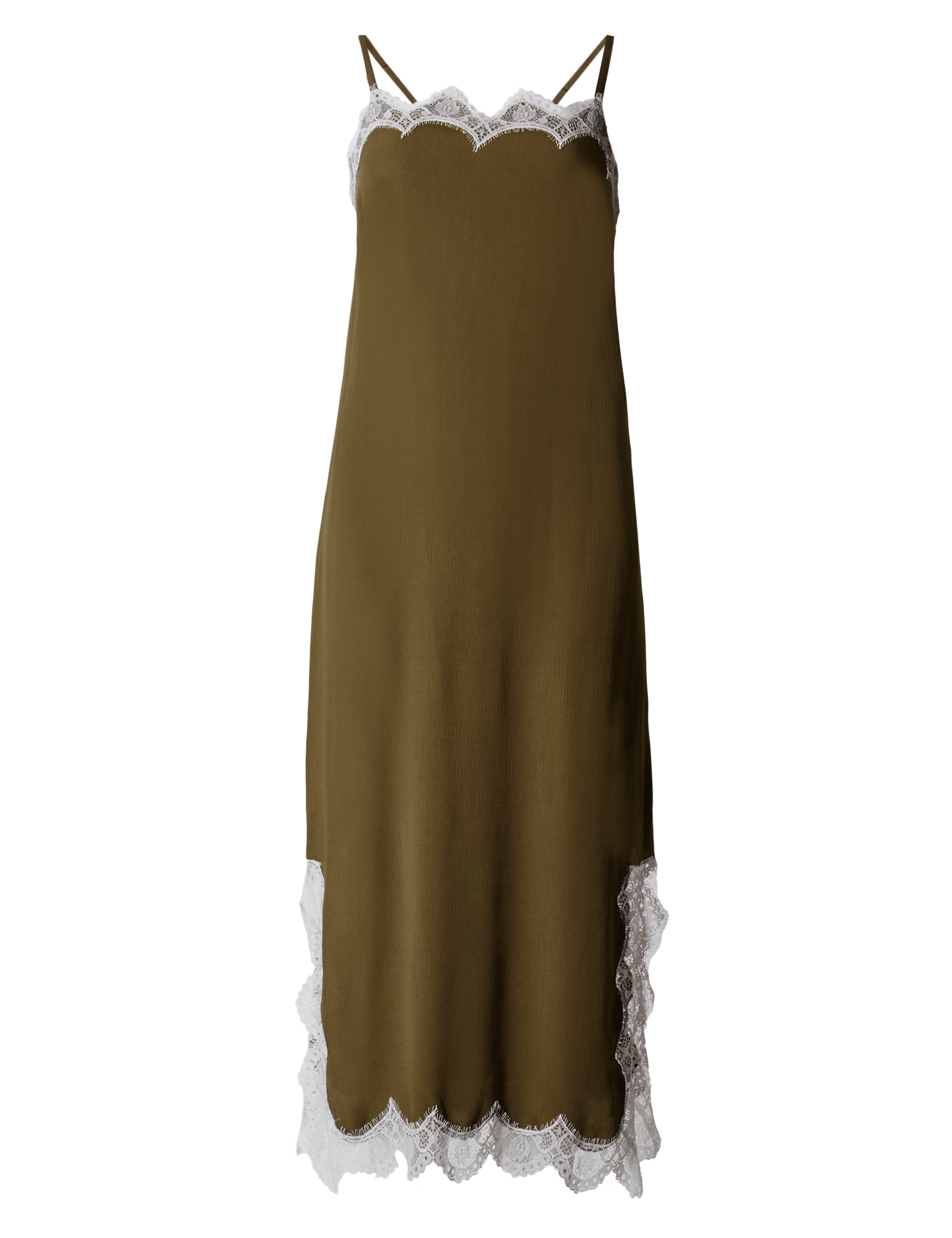 Lace Trim Dress Image 2 of 4