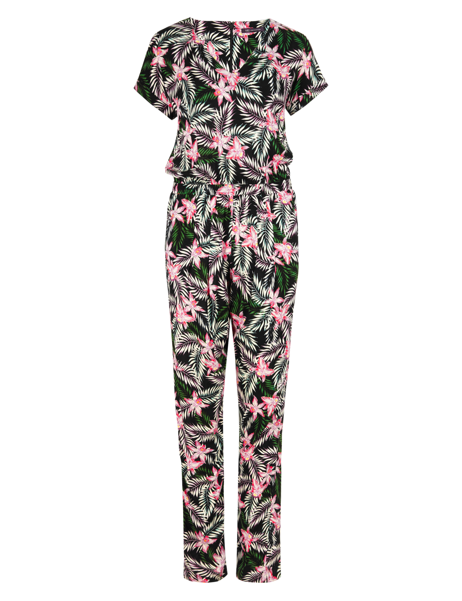 Tropical Print Jumpsuit Image 2 of 4