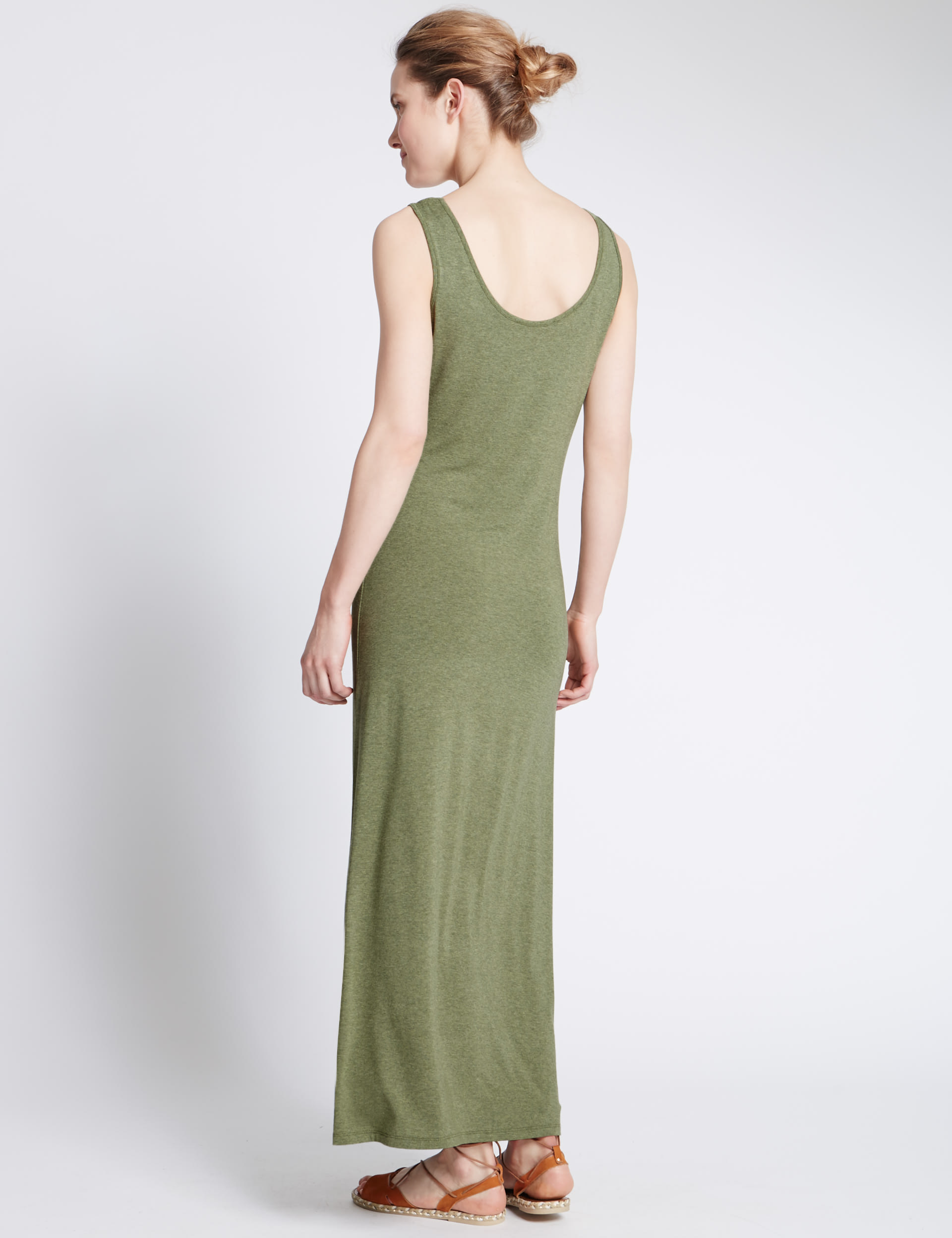 Scoop Neck Vest Maxi Dress Image 2 of 3