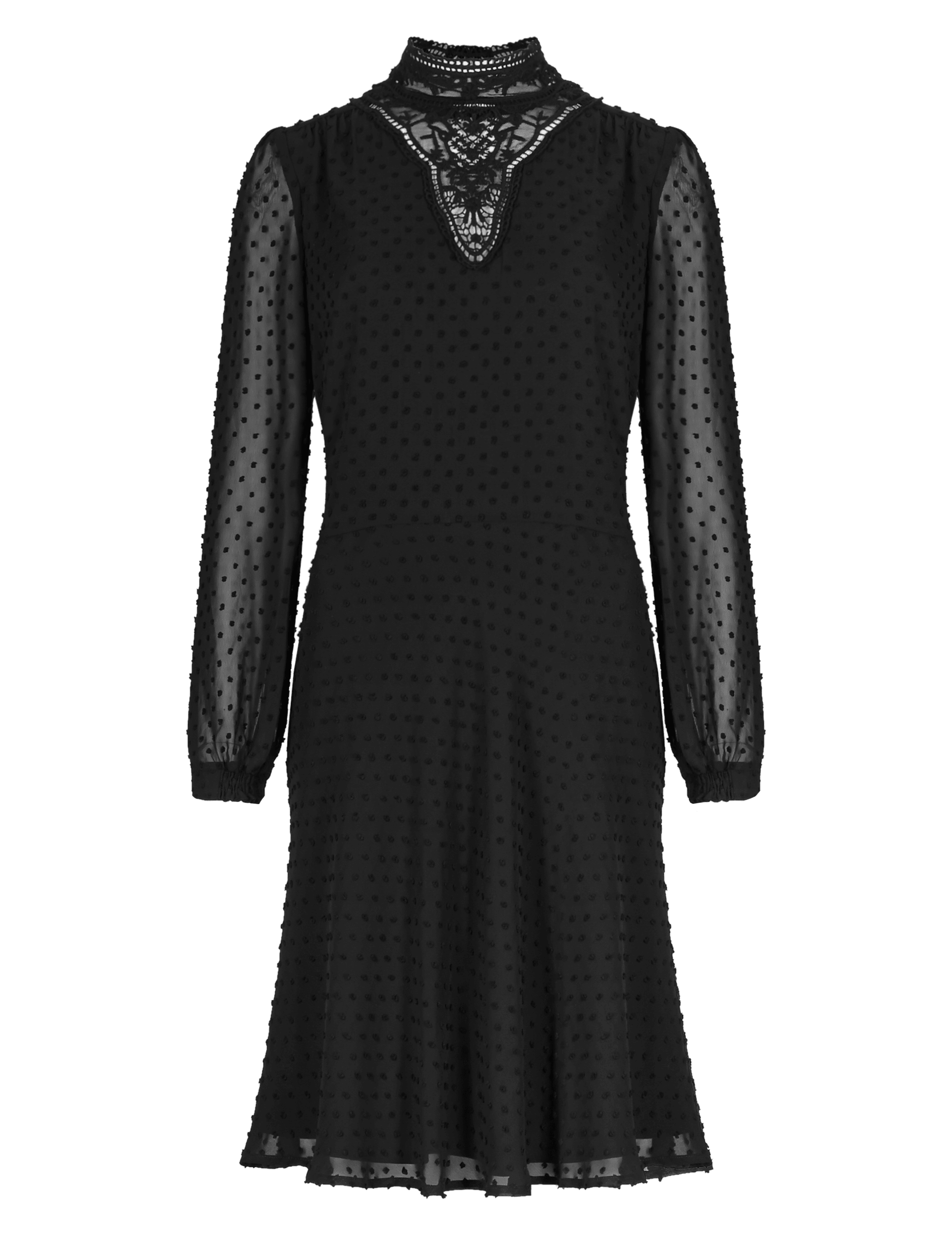 Dobby Print Prom Dress Image 2 of 4