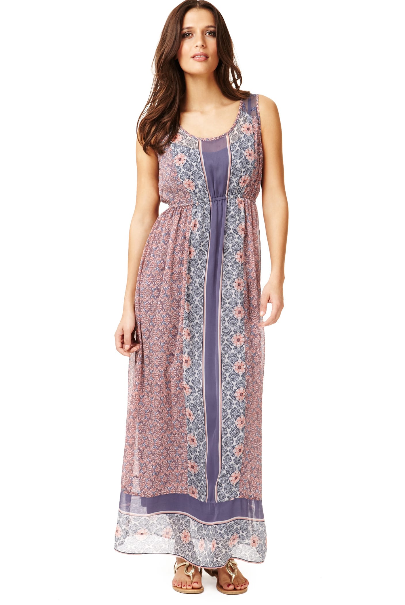 Bali Print Maxi Dress with Camisole Image 1 of 1
