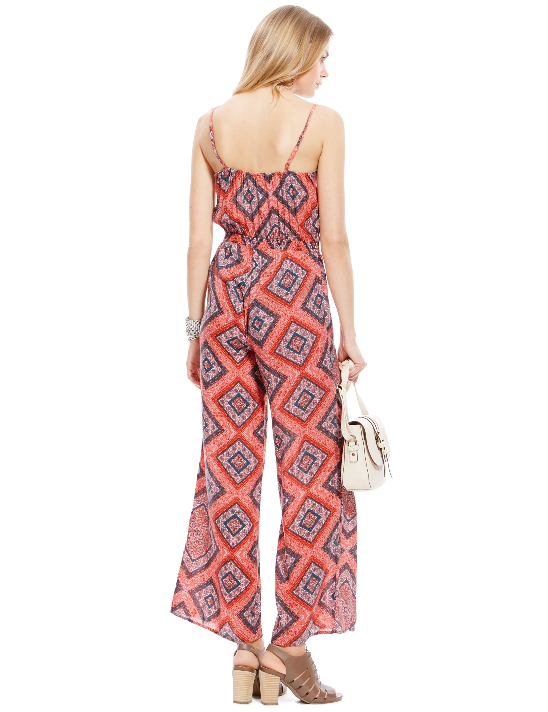 Tile Print Jumpsuit Image 2 of 4