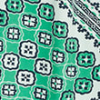 Printed Square Neck Midi Cami Slip Dress - greenmix