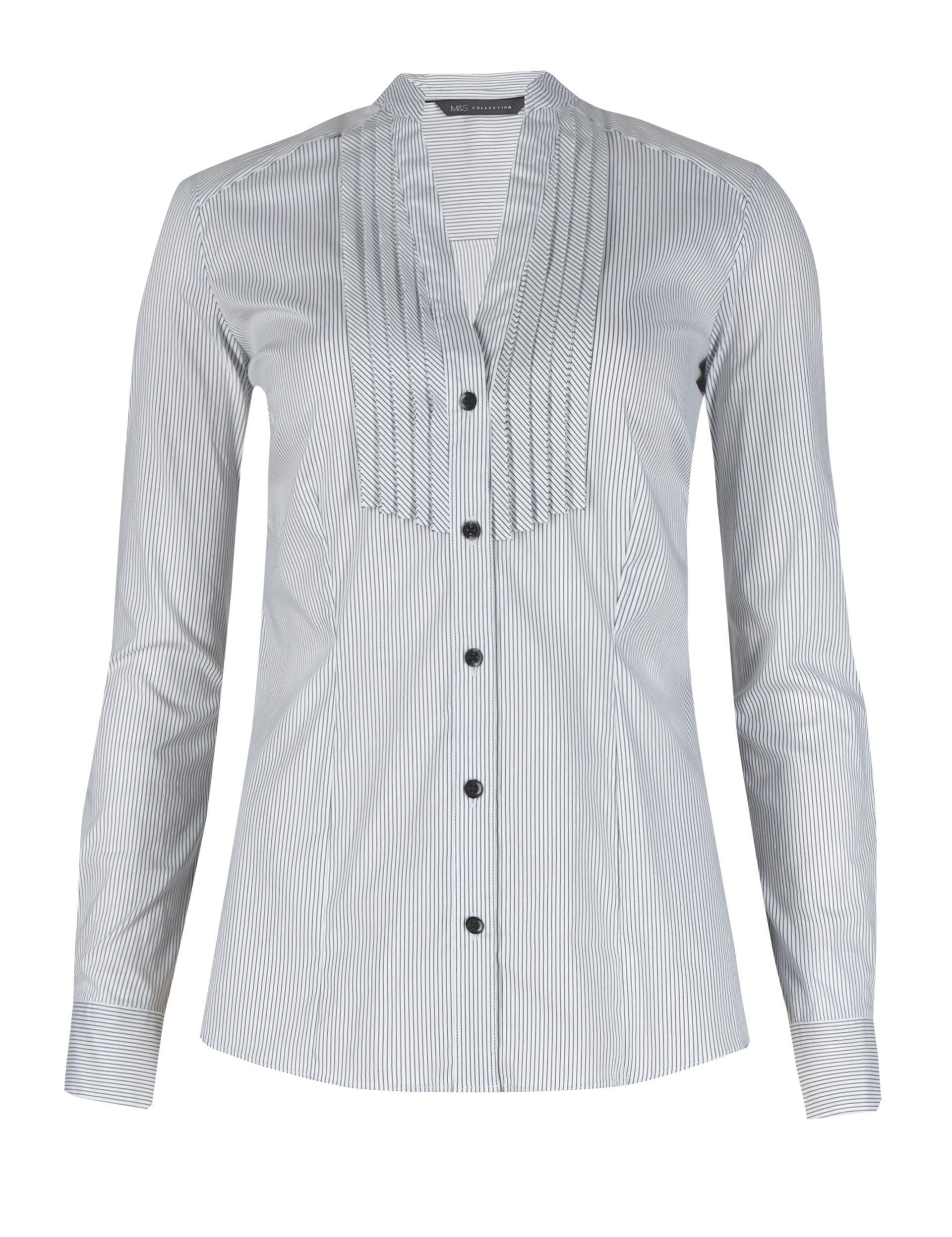 Bib Front Striped Shirt Image 2 of 3