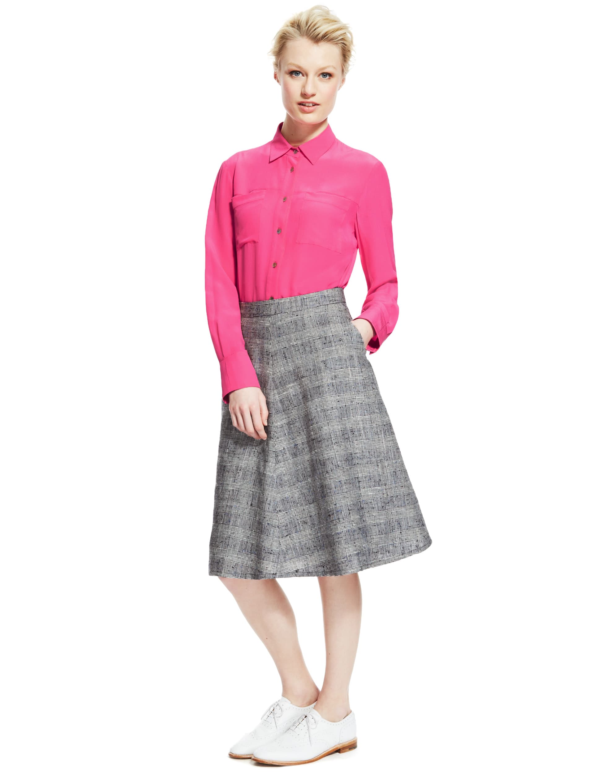 Best of British Pure Silk Blouse Image 2 of 6