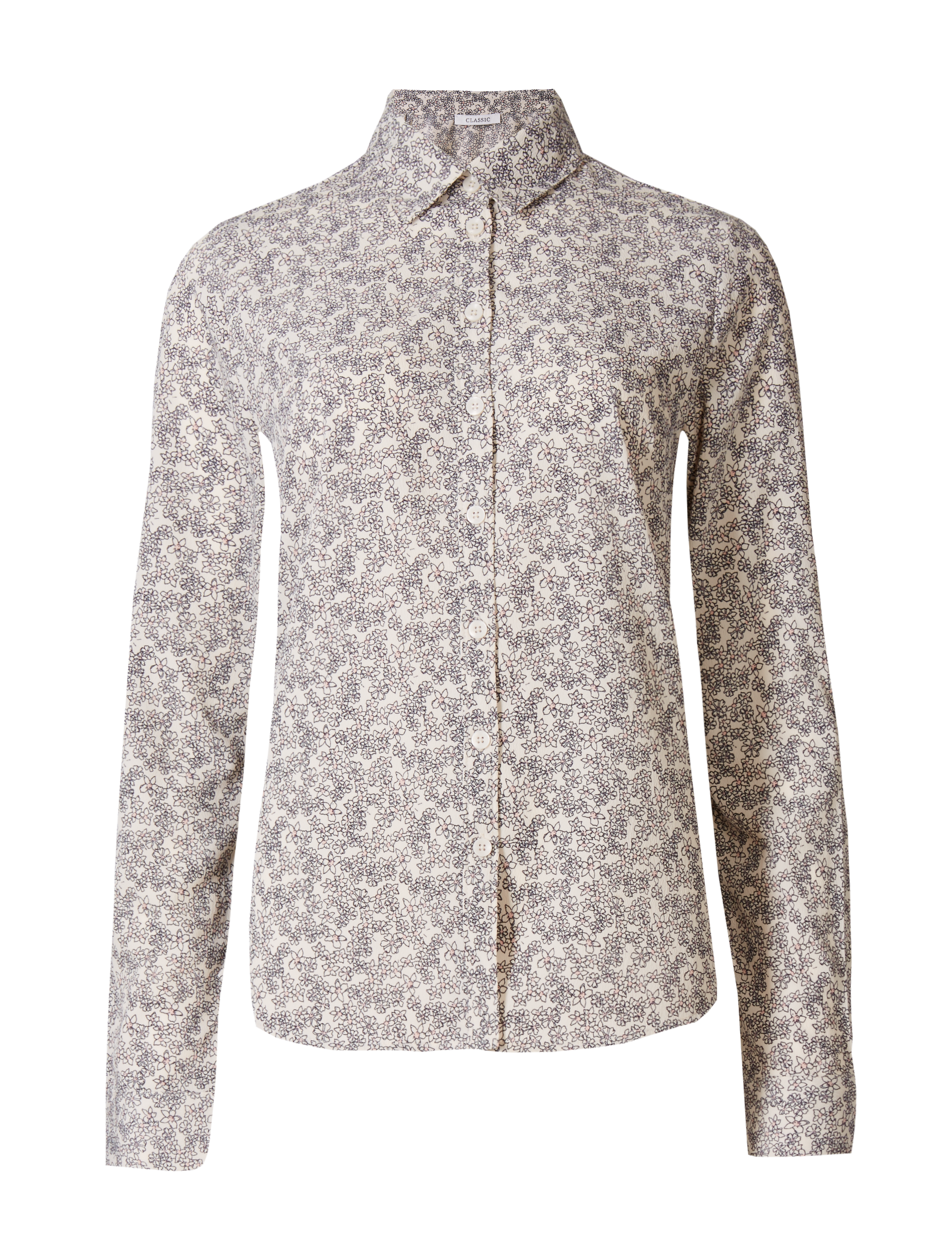 Ditsy Floral Print Long Sleeve Shirt Image 2 of 5