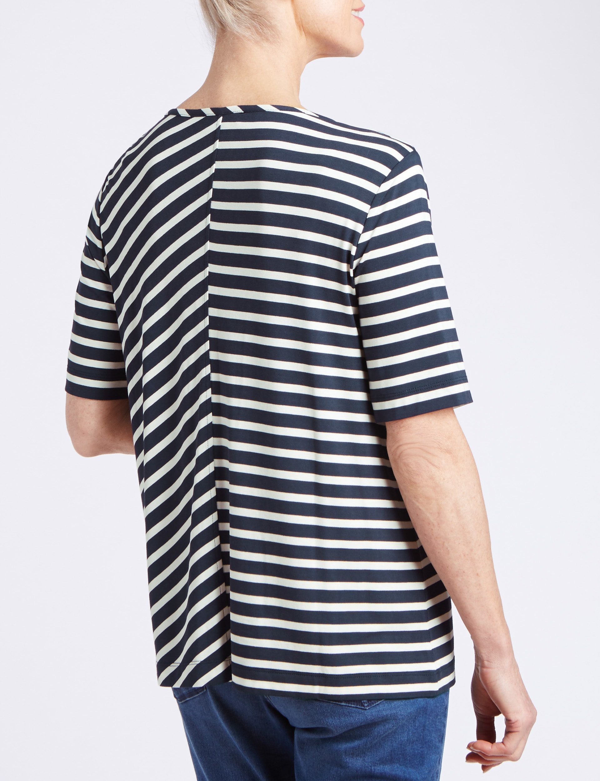 Diagonal Striped Top Image 2 of 4