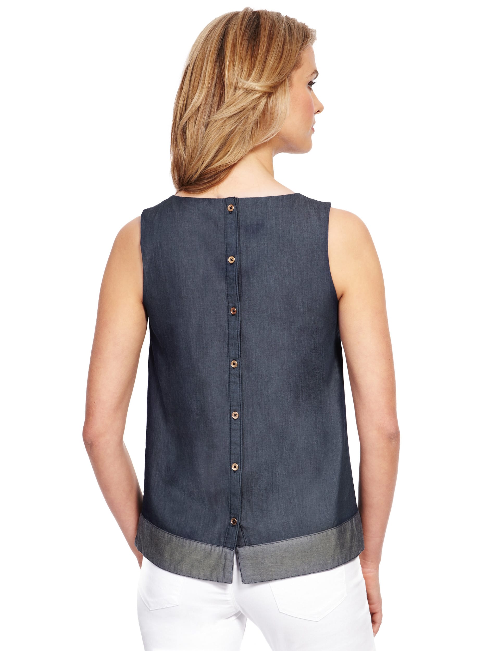 Denim Shell Top Image 2 of 5