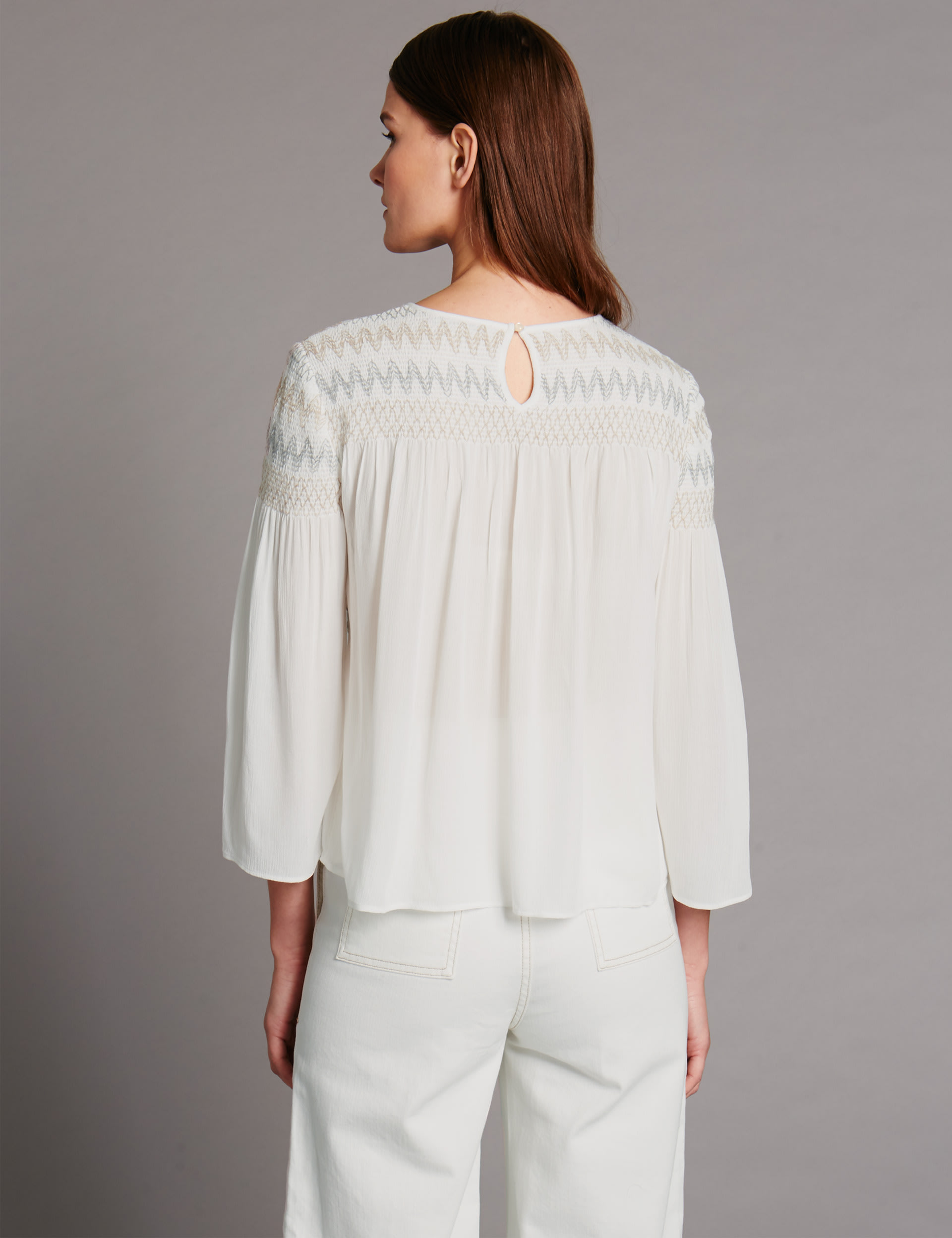 Smocked peasant blouse online
