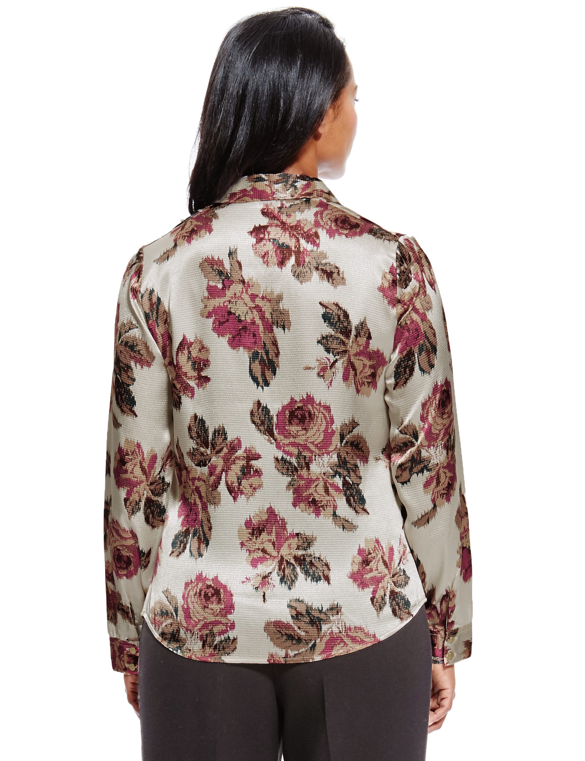 Tapestry Rose Print Shirt Image 2 of 3