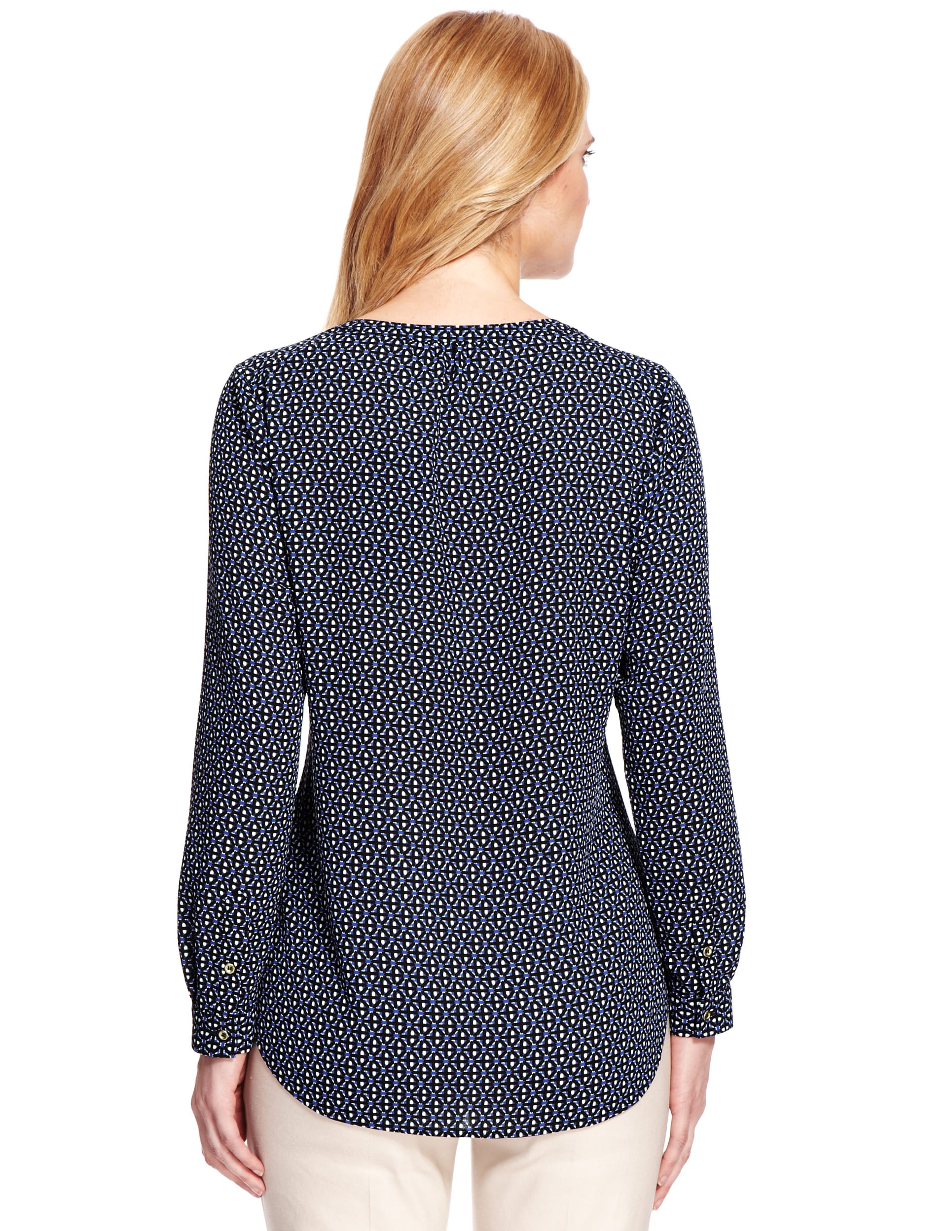 Star Print Blouse Image 2 of 5