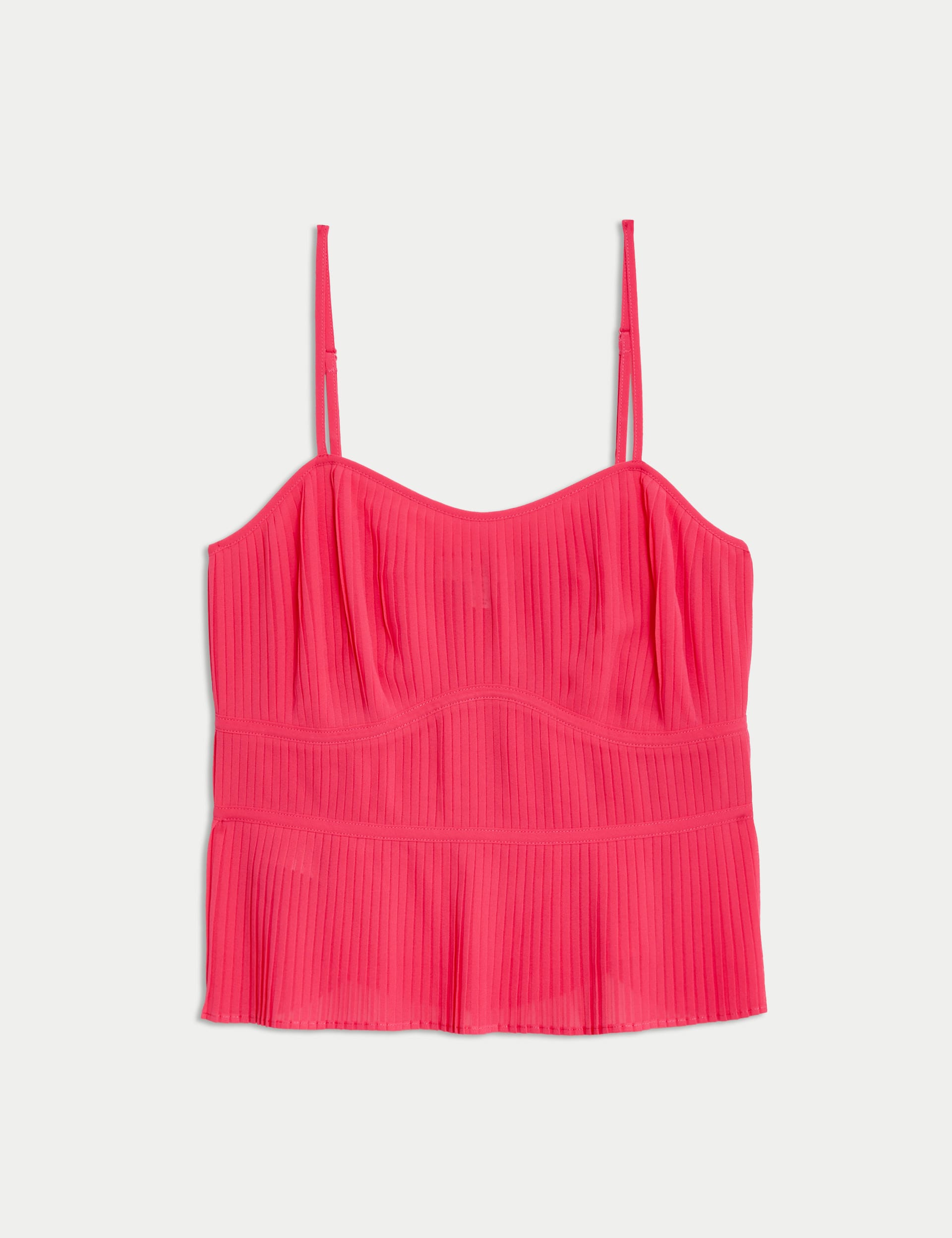 V-Neck Waisted Cami Top