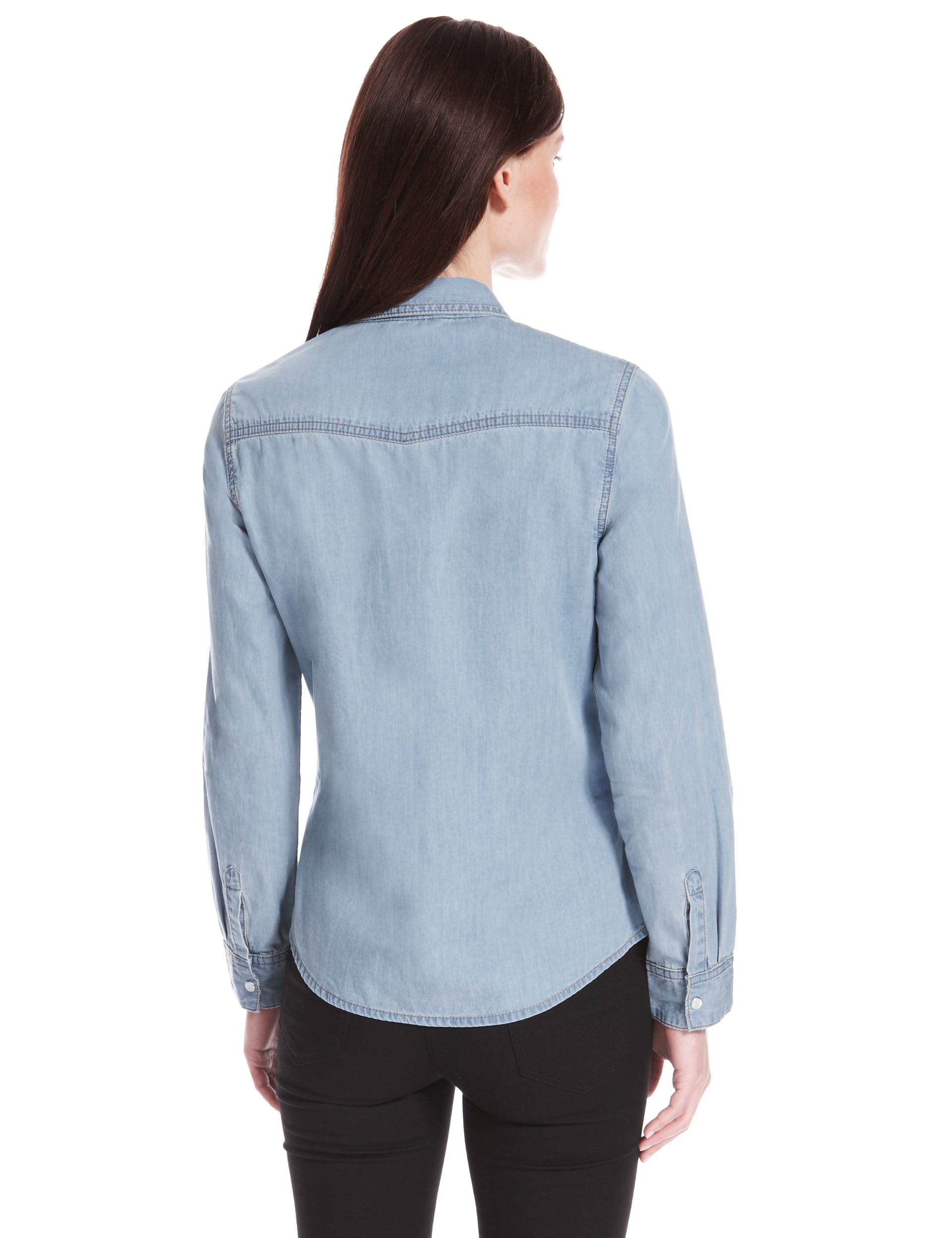 Pure Cotton Denim Shirt Image 2 of 4