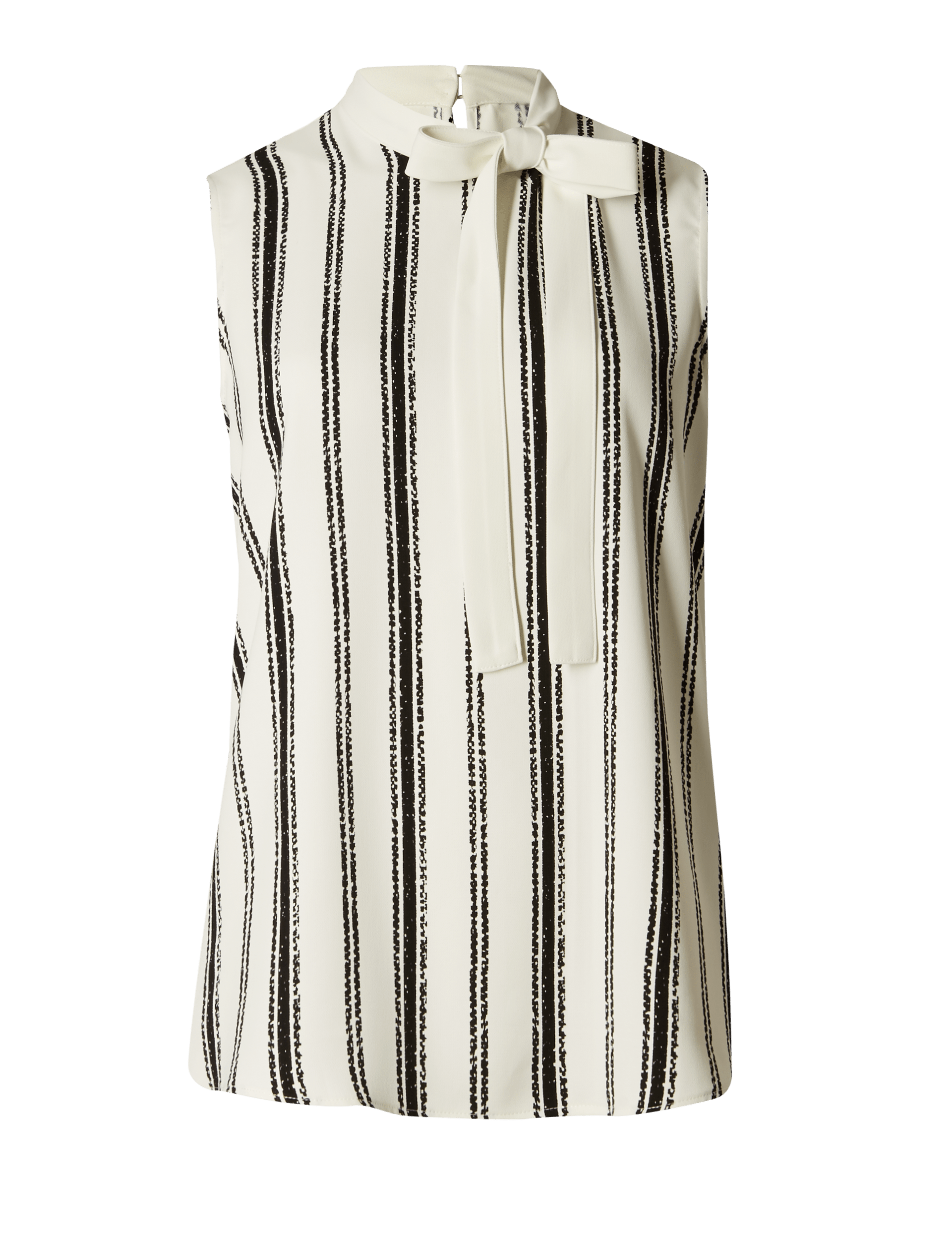 Striped Bow Blouse Image 2 of 4