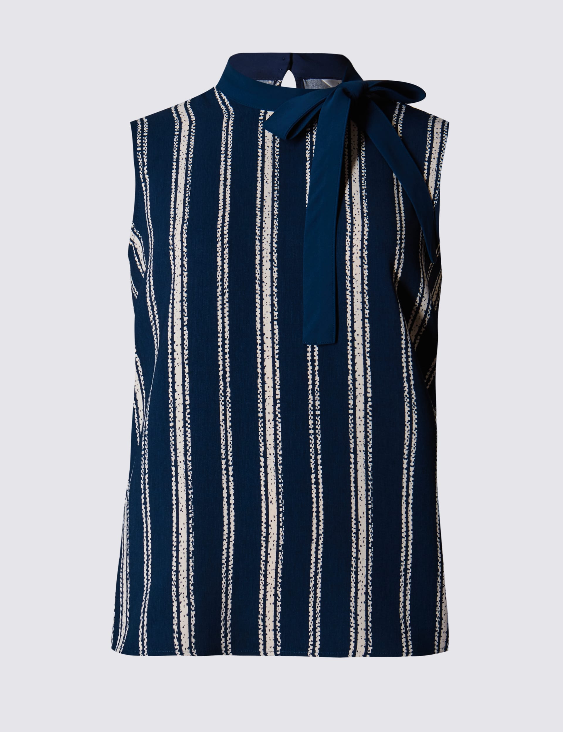 Sleeveless Striped Blouse Image 2 of 4
