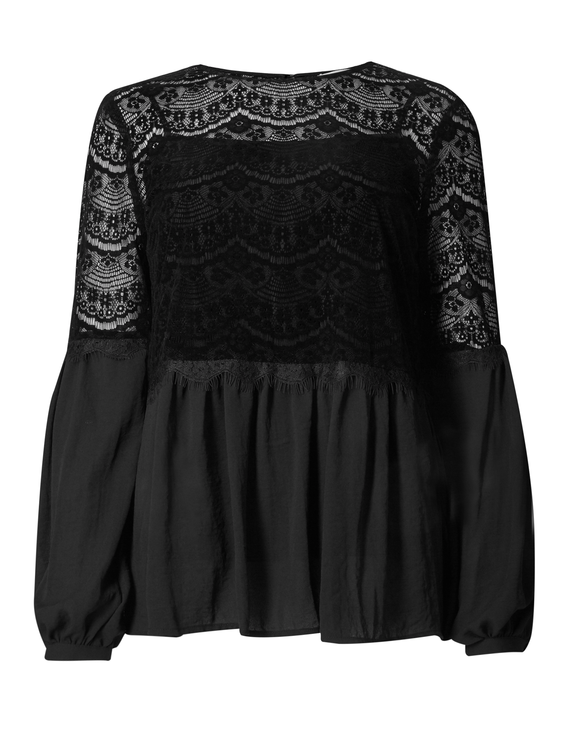 Velvet Lace Blouse Image 2 of 5