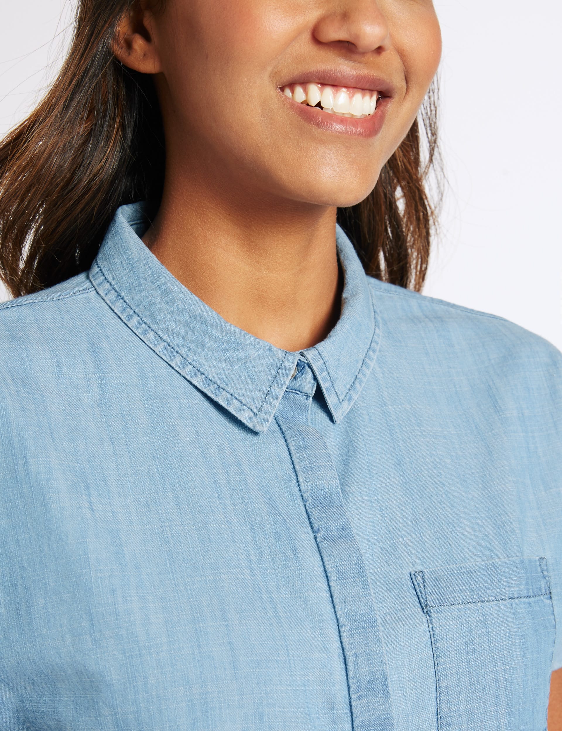 Pure Cotton Short Sleeve Shirt Image 2 of 5