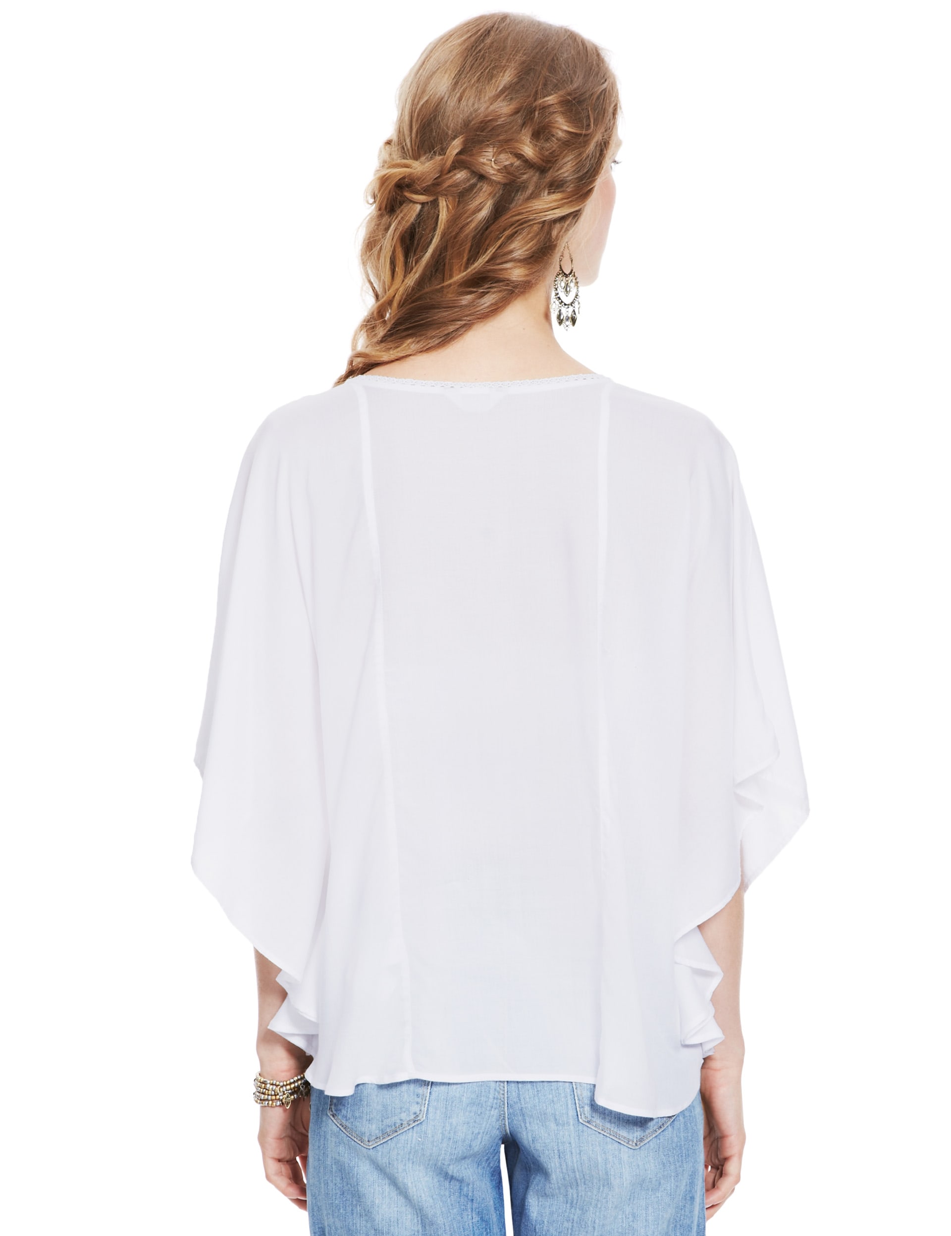 Pure Modal Batwing Blouse Image 2 of 5