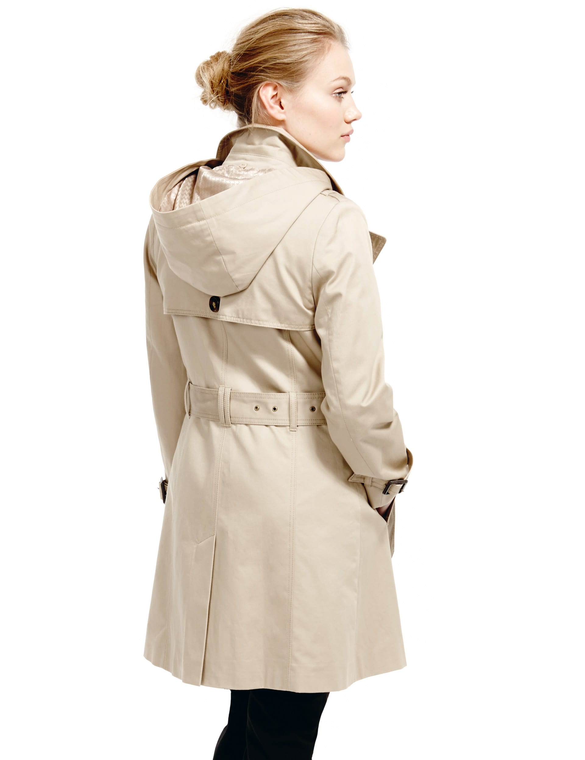 M&s petite trench coat best sale