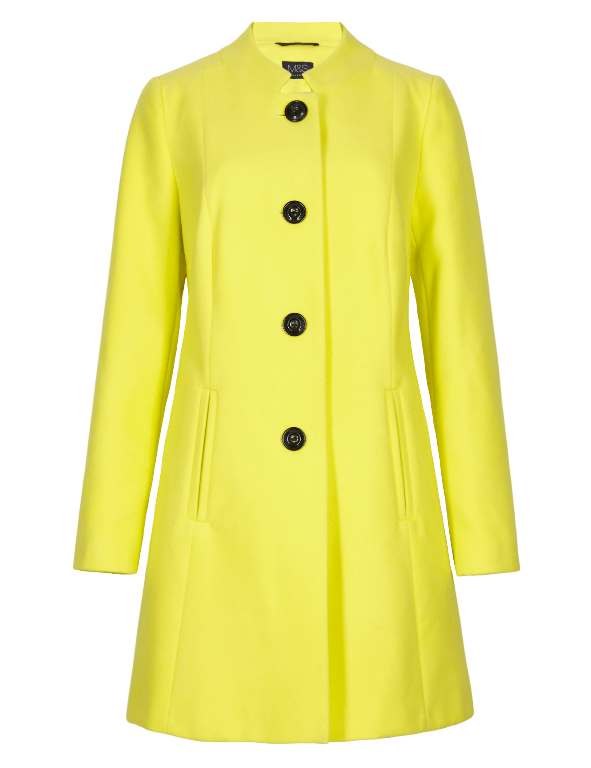 Notched Collar Coat M S Collection M S