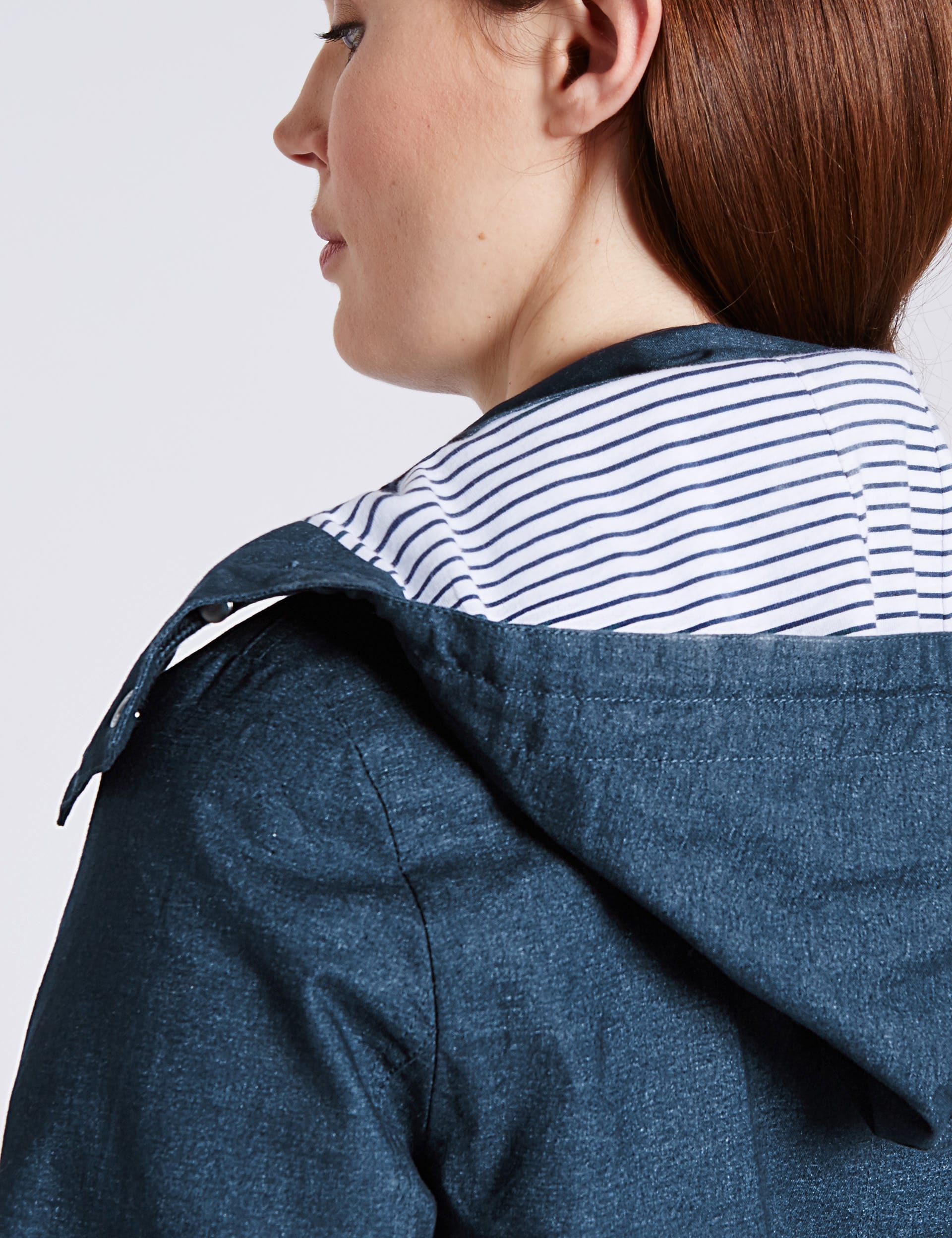 Denim Hooded Parka with Stormwear™ Image 2 of 6