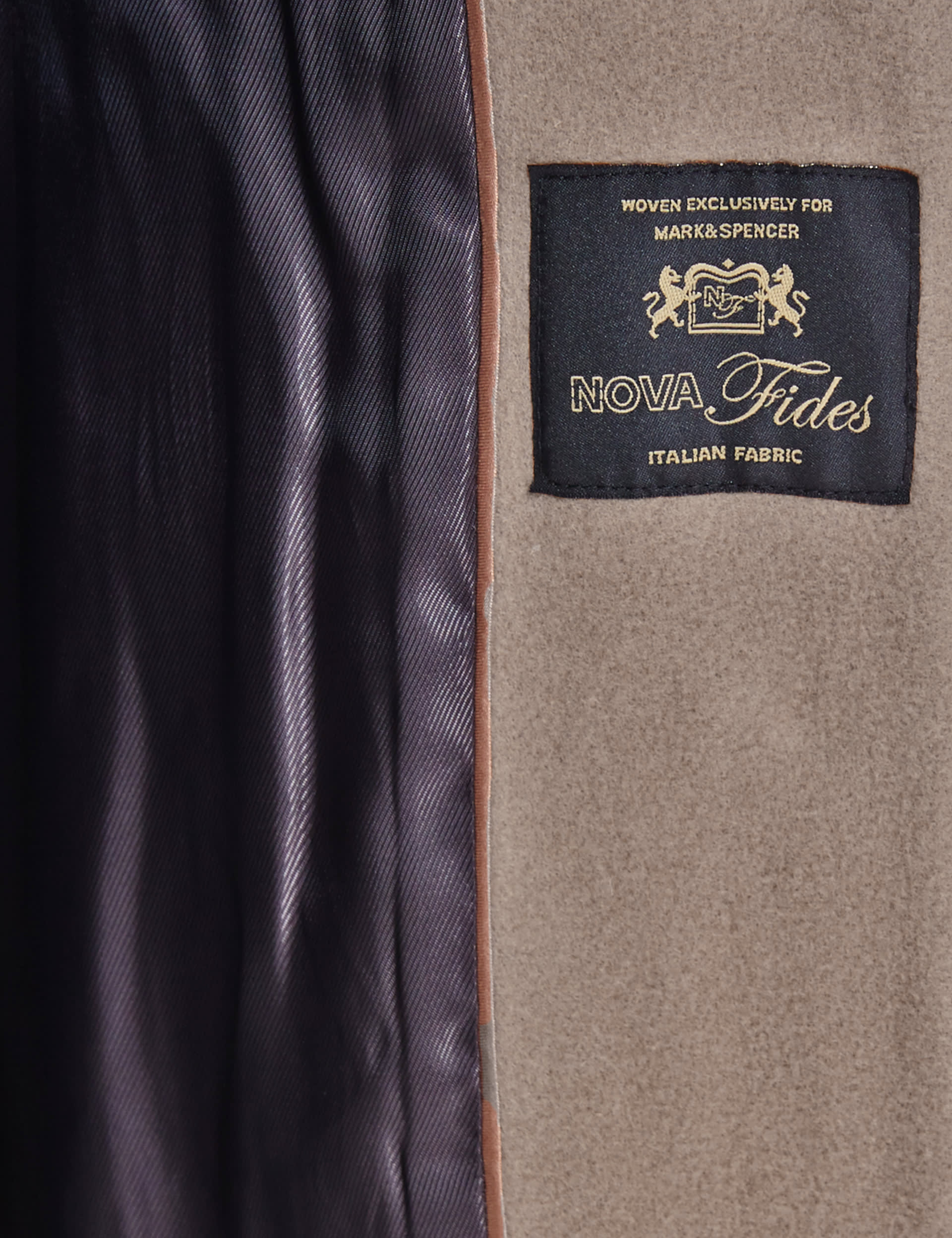 Wool Blend Overcoat with Cashmere Image 2 of 4