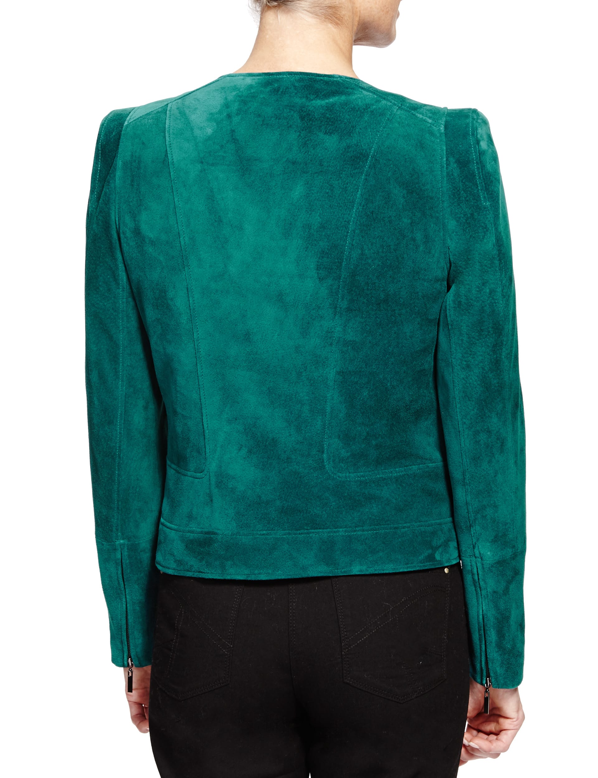 Suede Biker Jacket Image 2 of 5