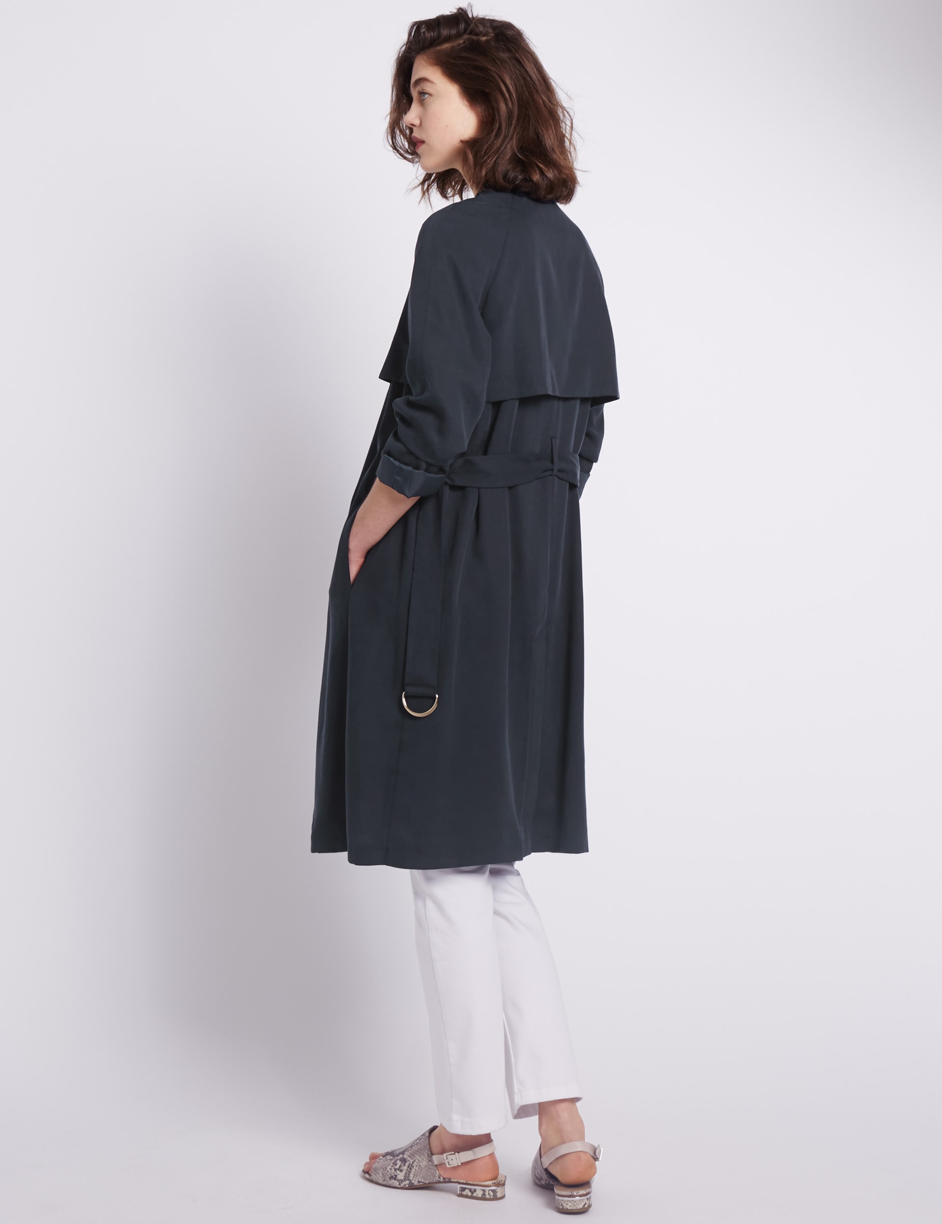 Belted Trench Coat Image 2 of 5