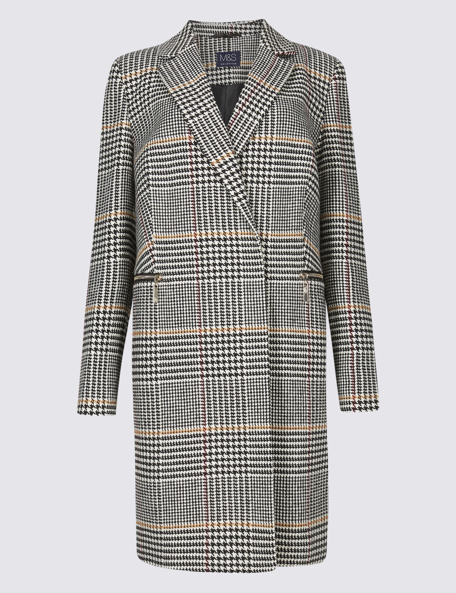 2 Pocket Printed Coat Image 2 of 6