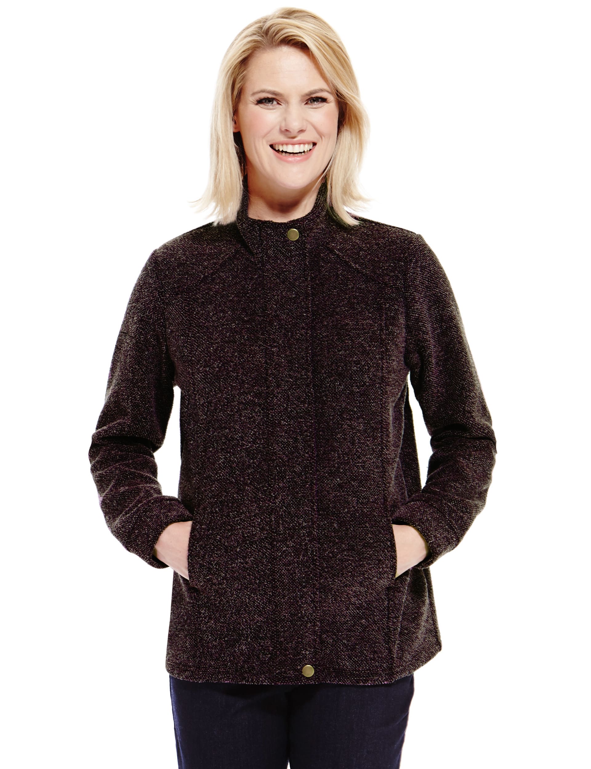 Bouclé Fleece Jacket Image 2 of 4
