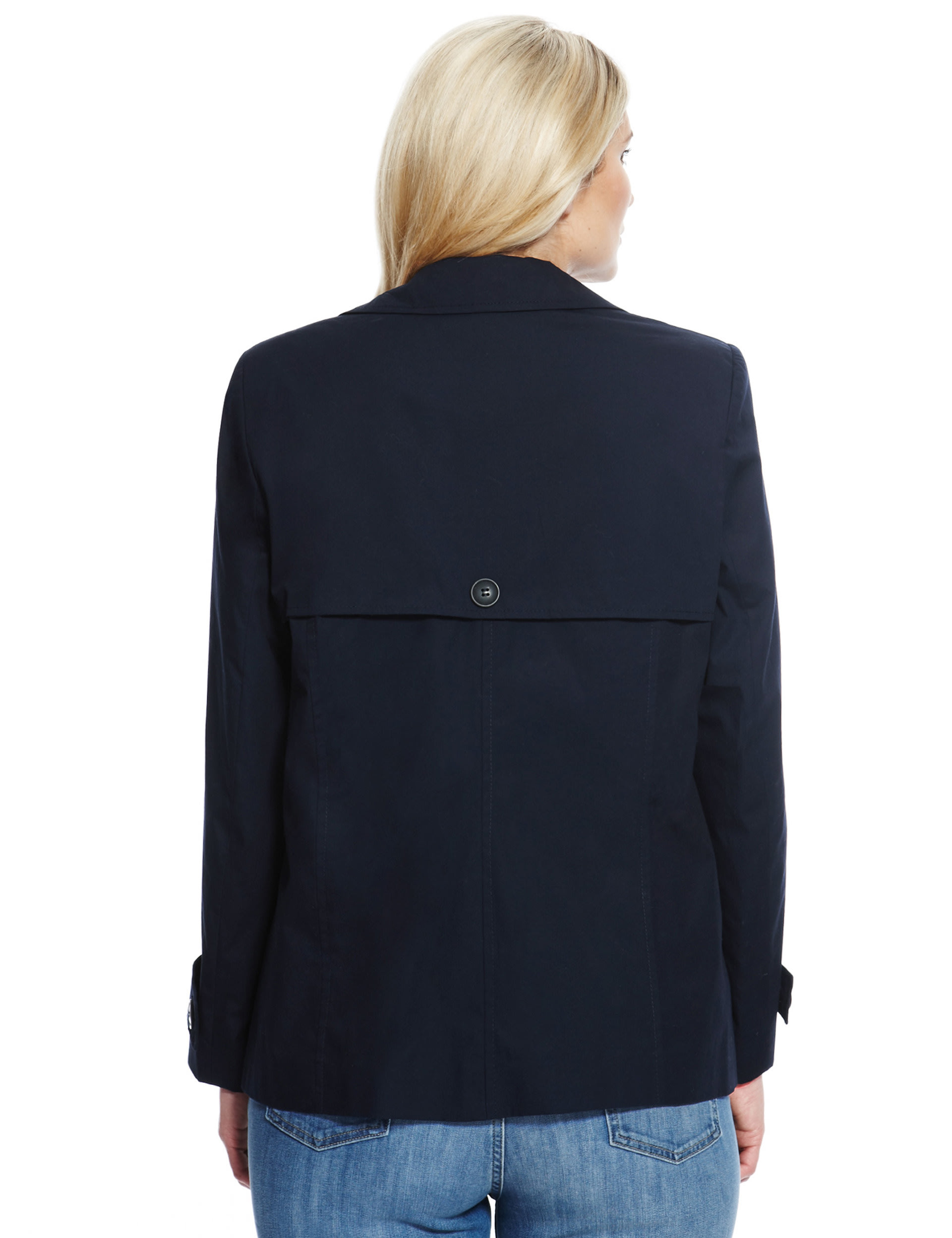 PLUS Pure Cotton Cropped Mac with Stormwear™ Image 2 of 5