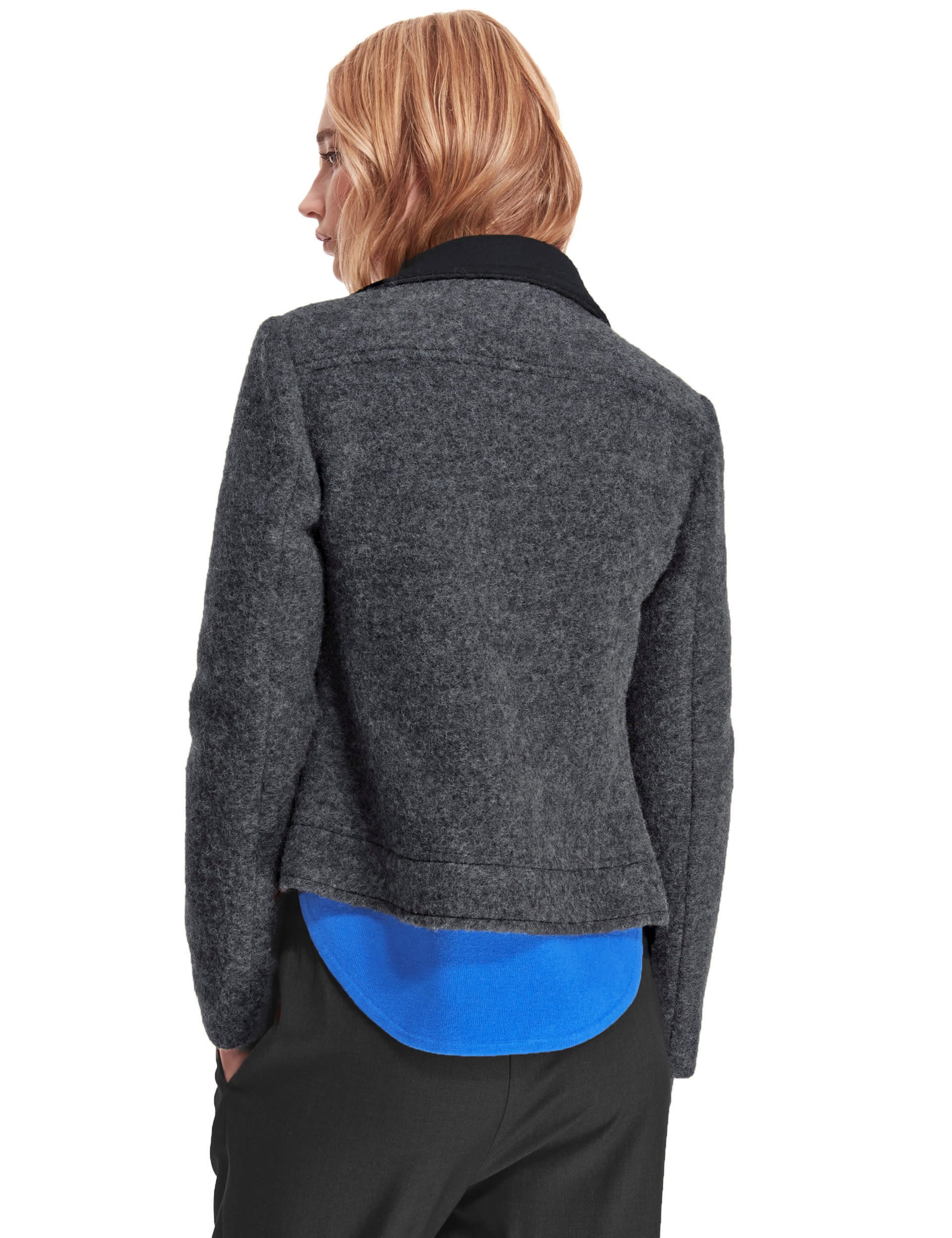 Wool Blend Biker Jacket Image 2 of 4