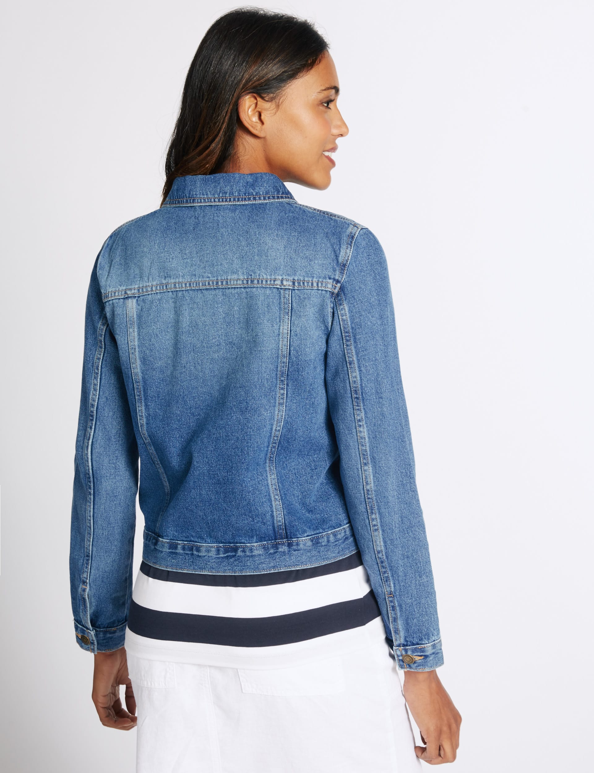 Denim Twin Pocket Jacket Image 2 of 5