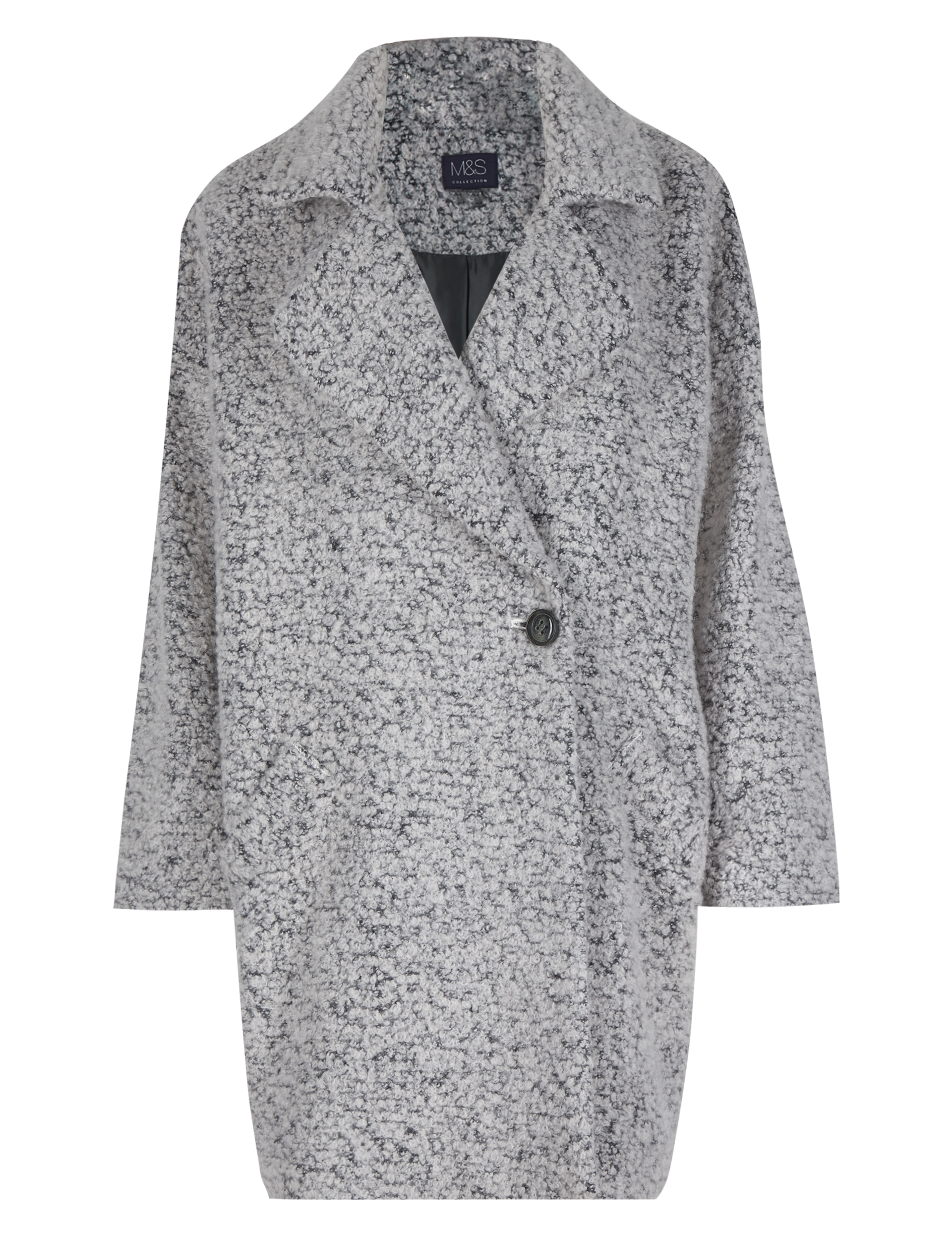 M and s grey coat hotsell