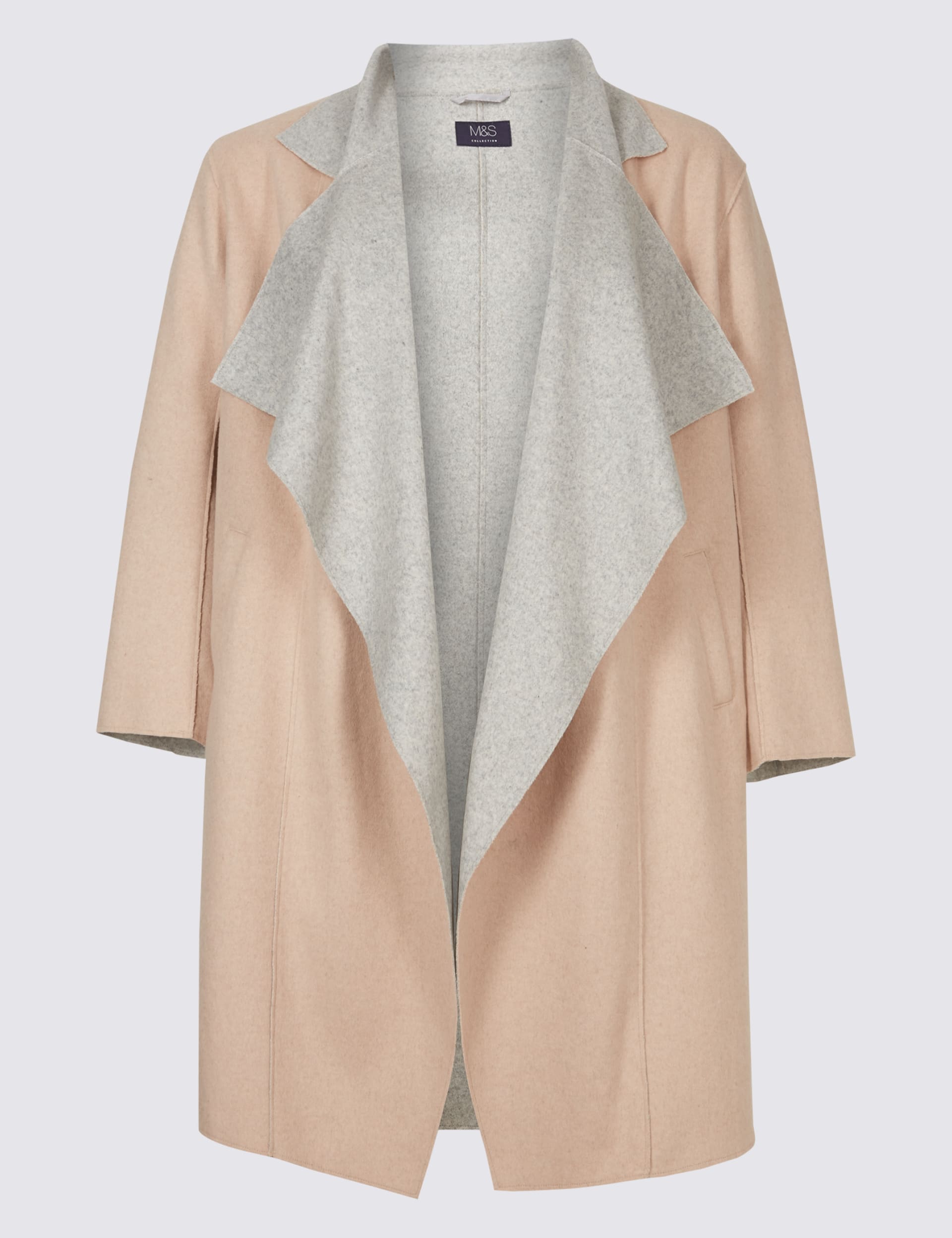 Navy waterfall cardigan marks and spencer best sale