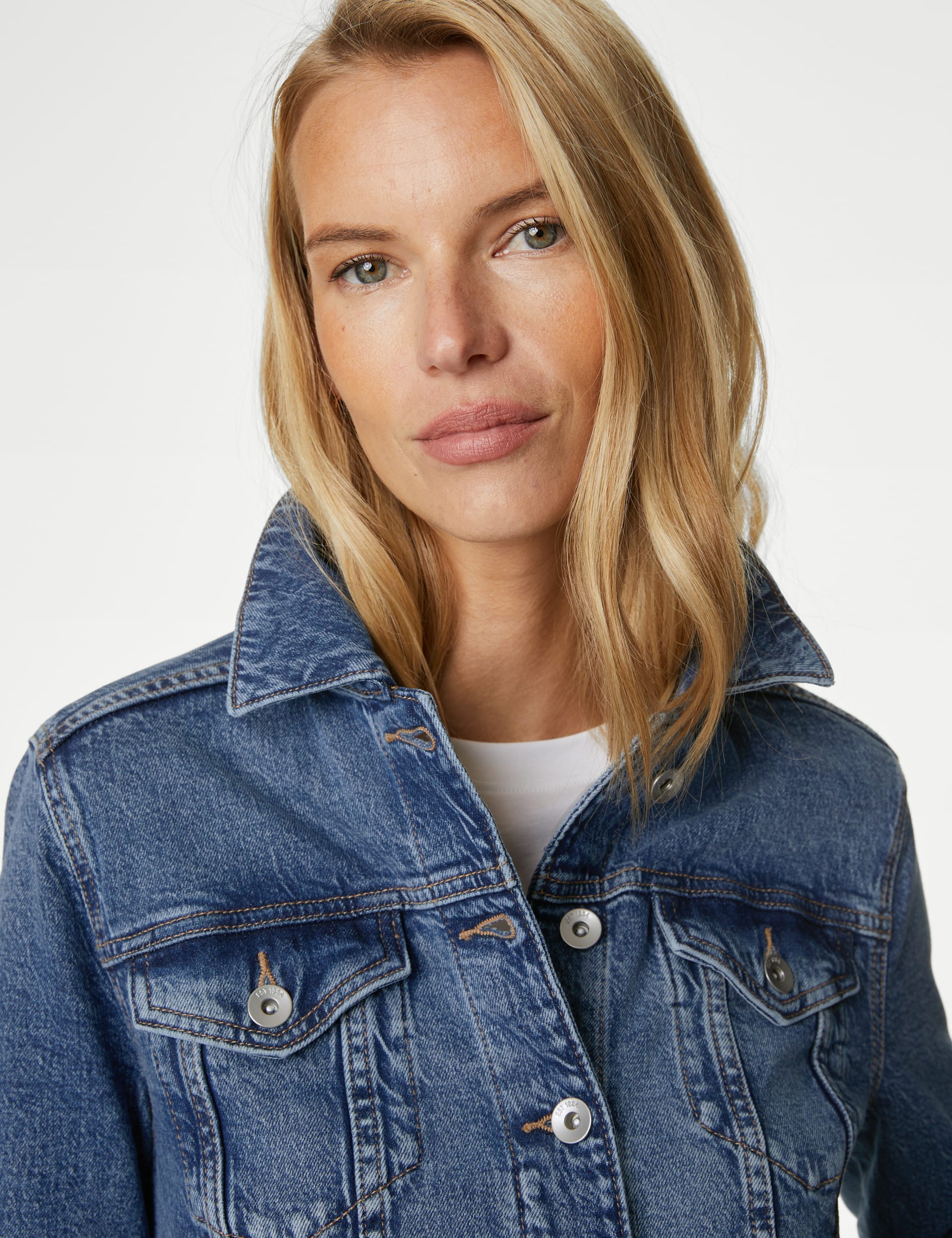 Denim Jacket with Stretch