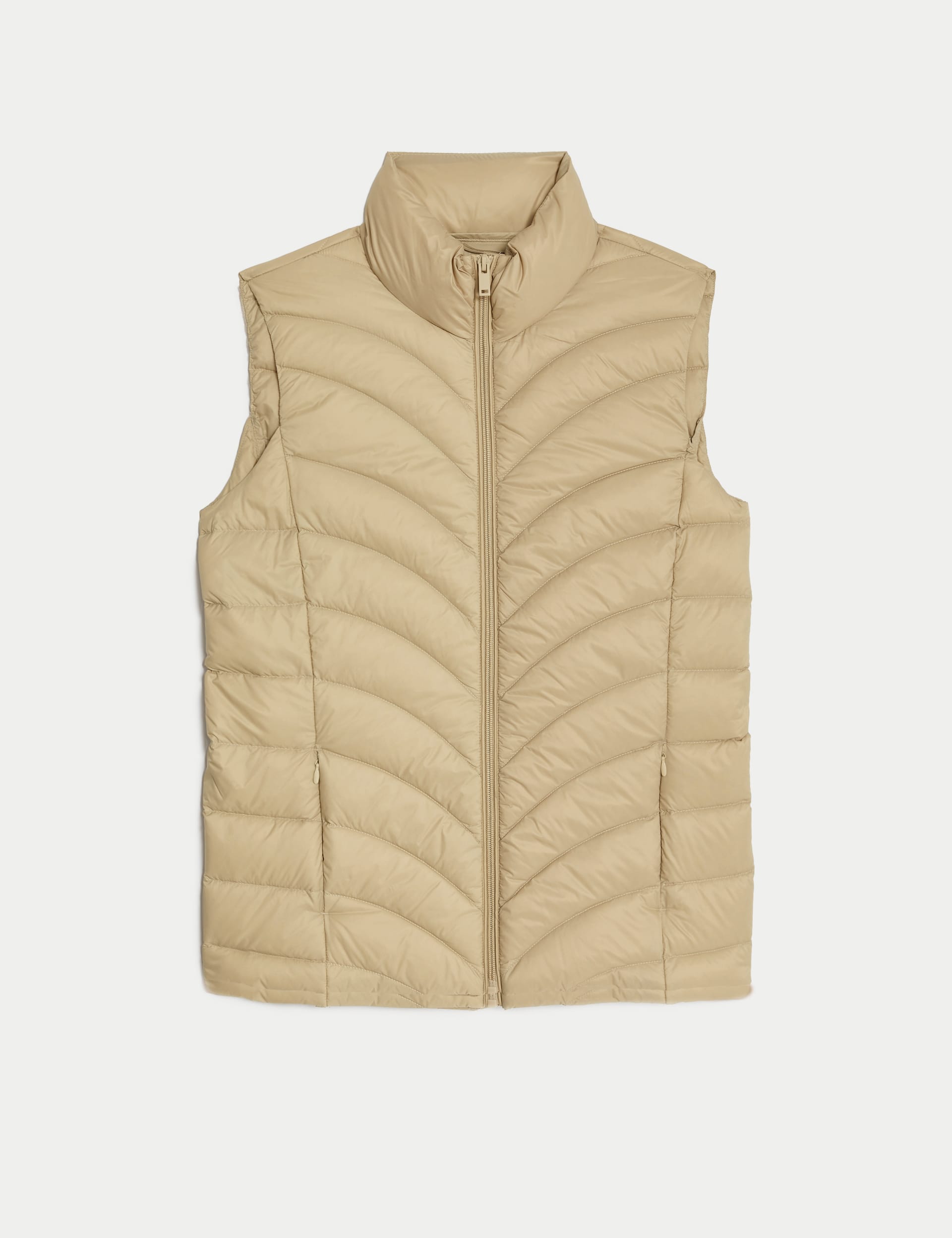 Feather & Down Packaway Puffer Gilet