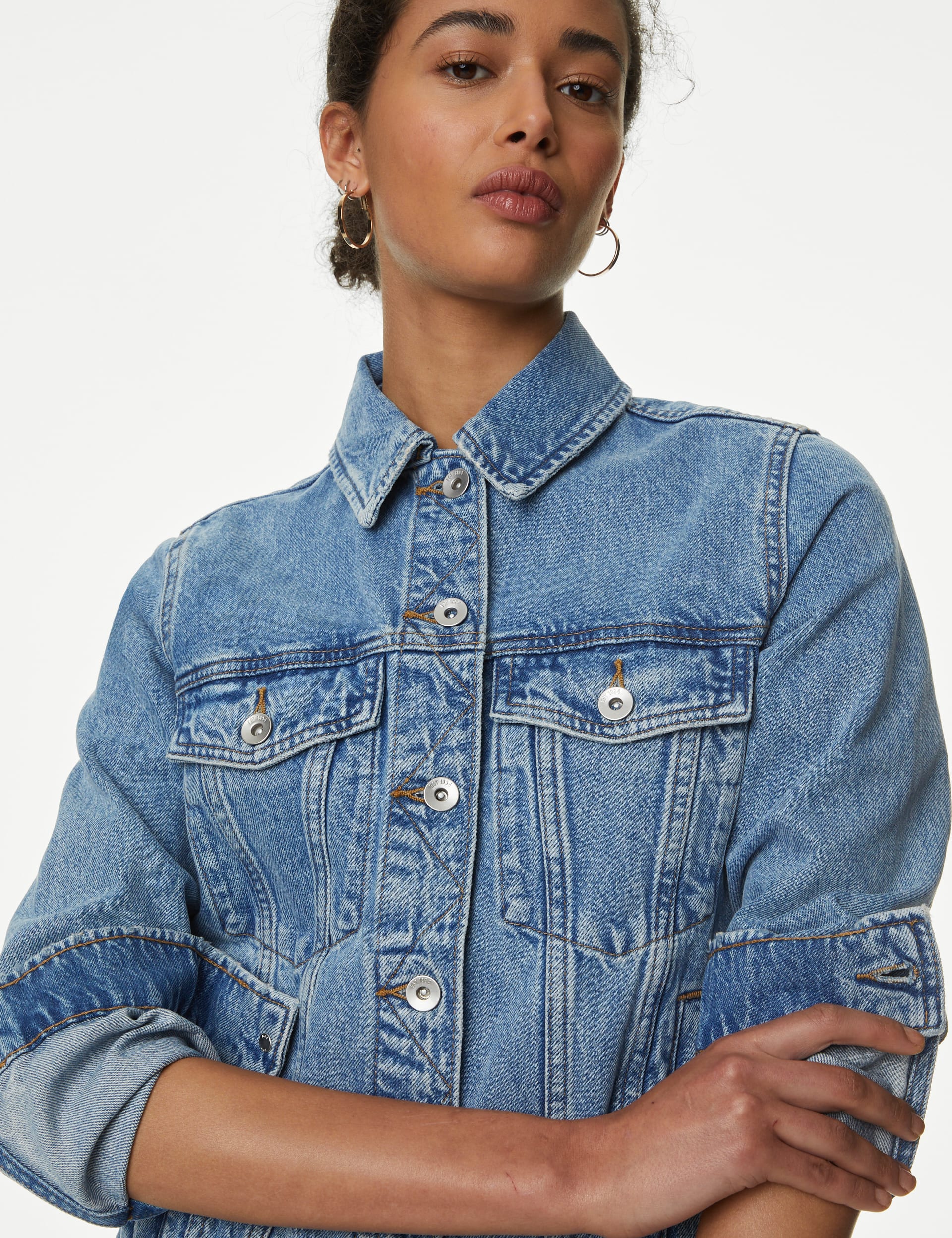 Pure Cotton Denim Jacket | M&S Collection | M&S