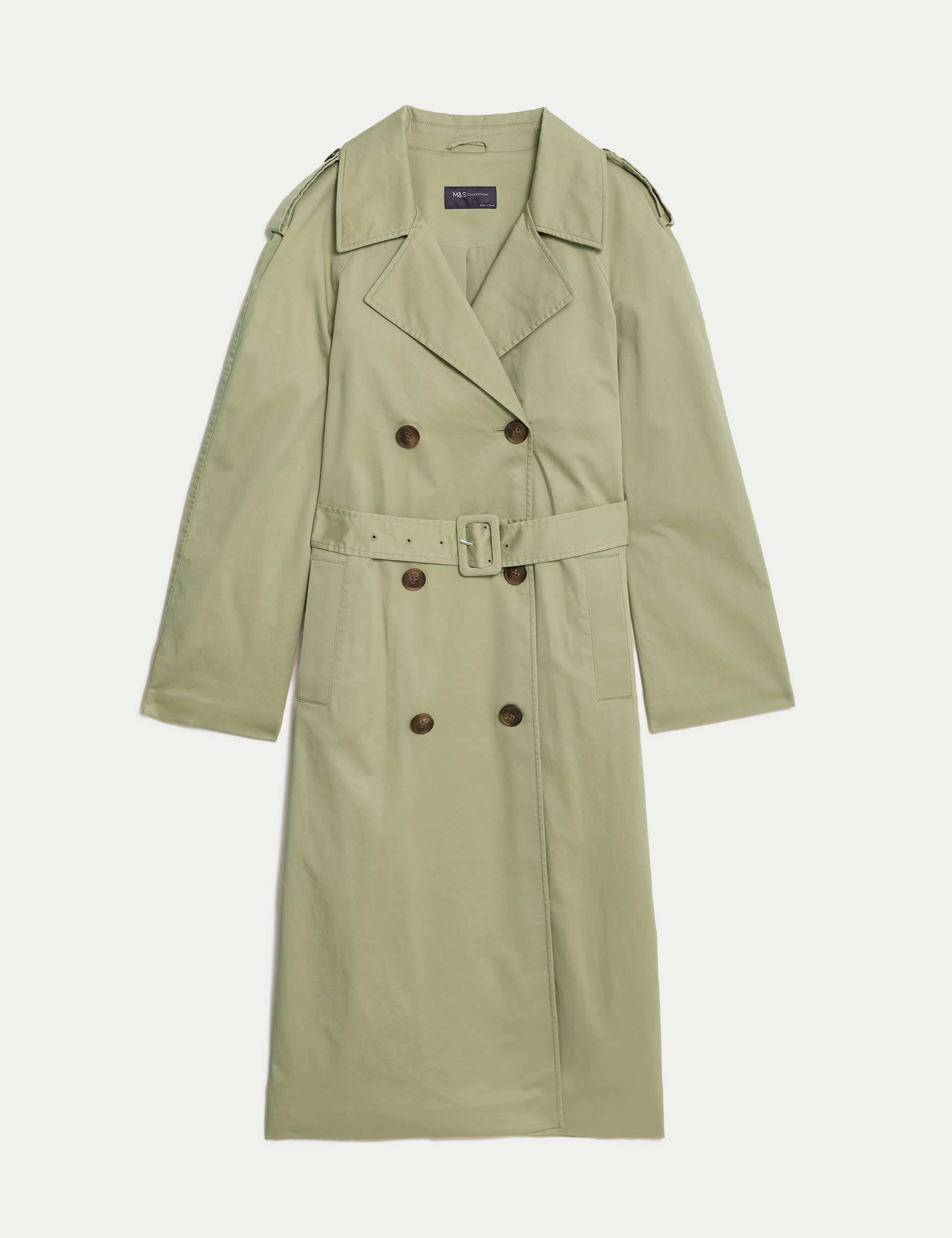 Cotton Rich Longline Trench Coat